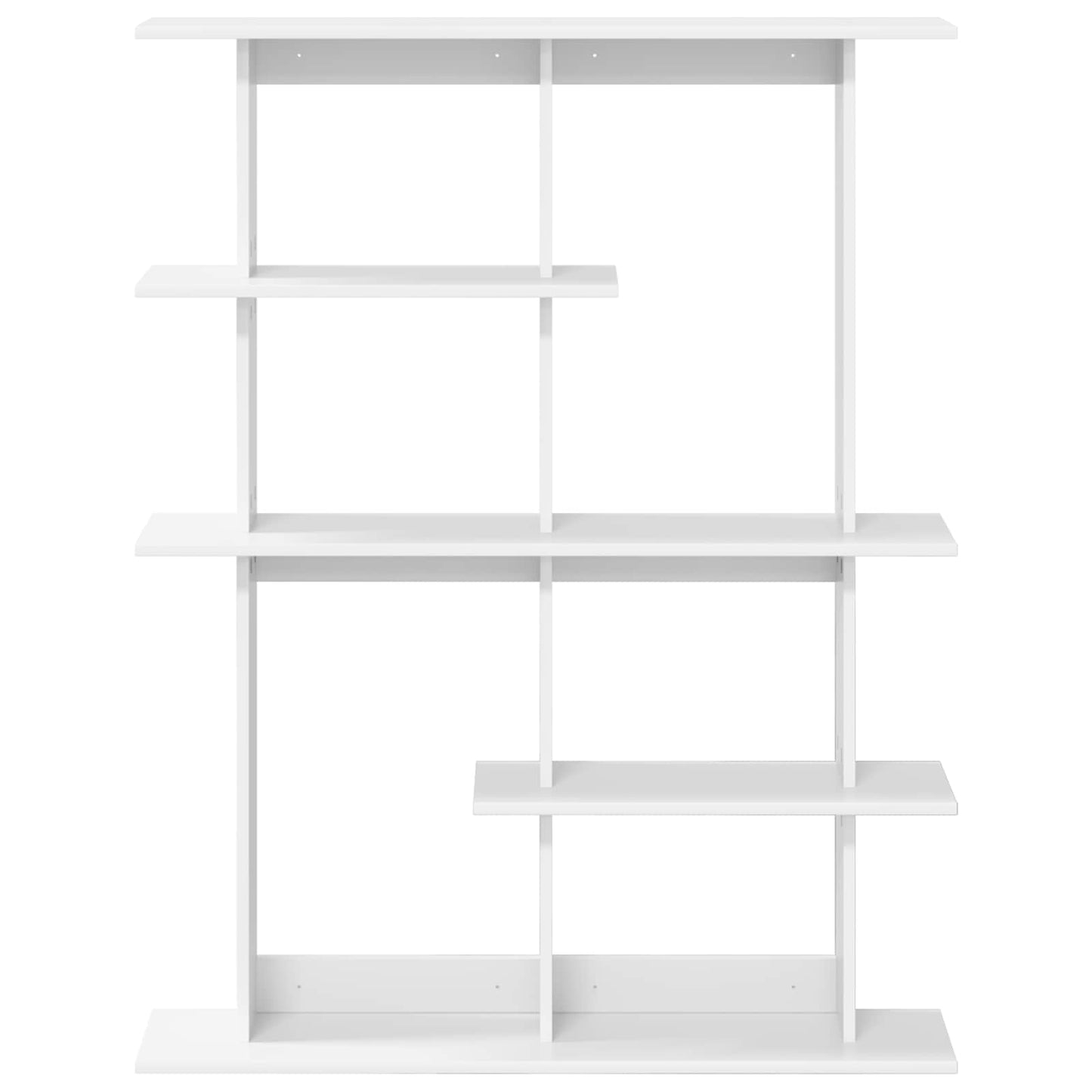 Wandplank Wit 102 x 20 x 130 cm Bewerkt hout