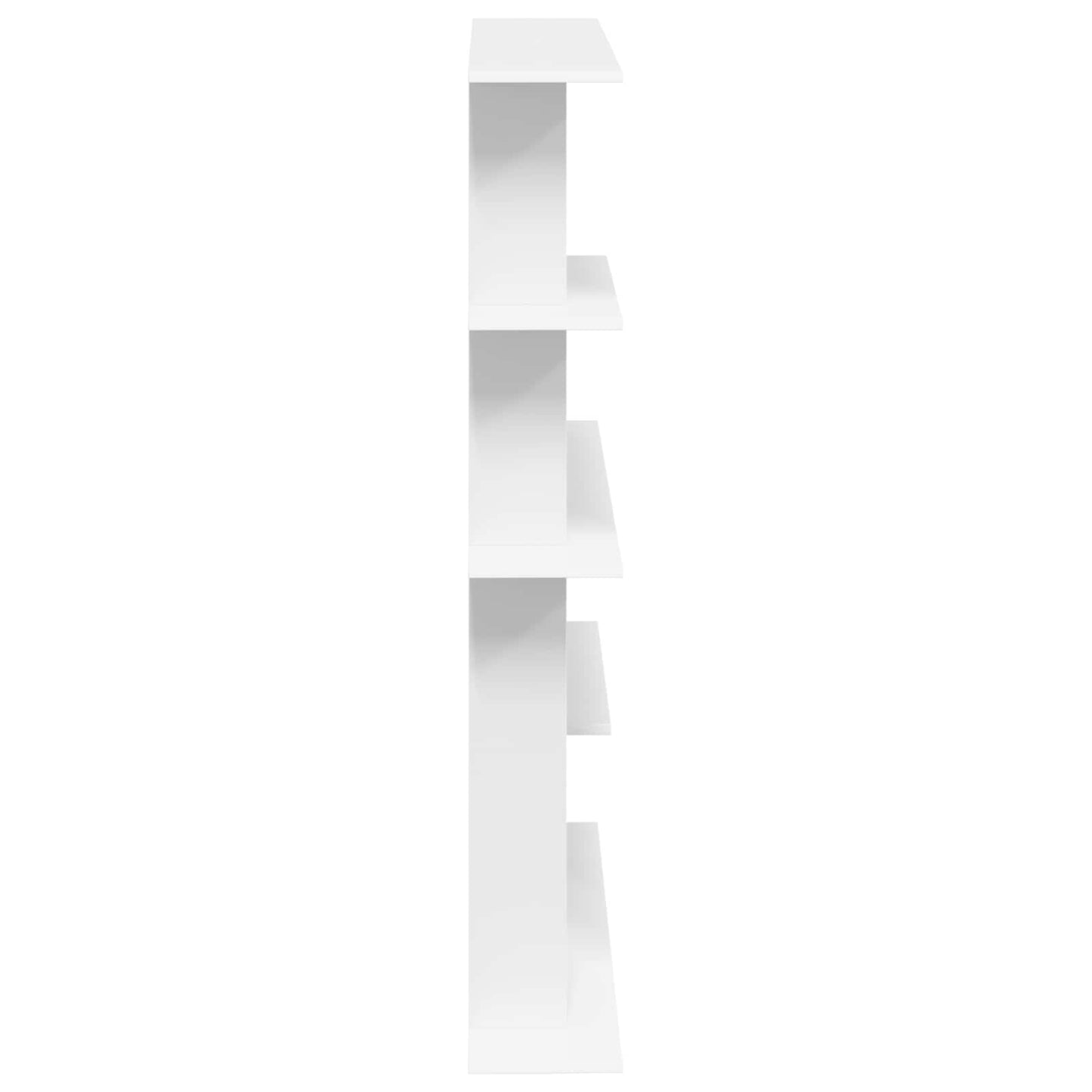 Wandplank Wit 102 x 20 x 130 cm Bewerkt hout