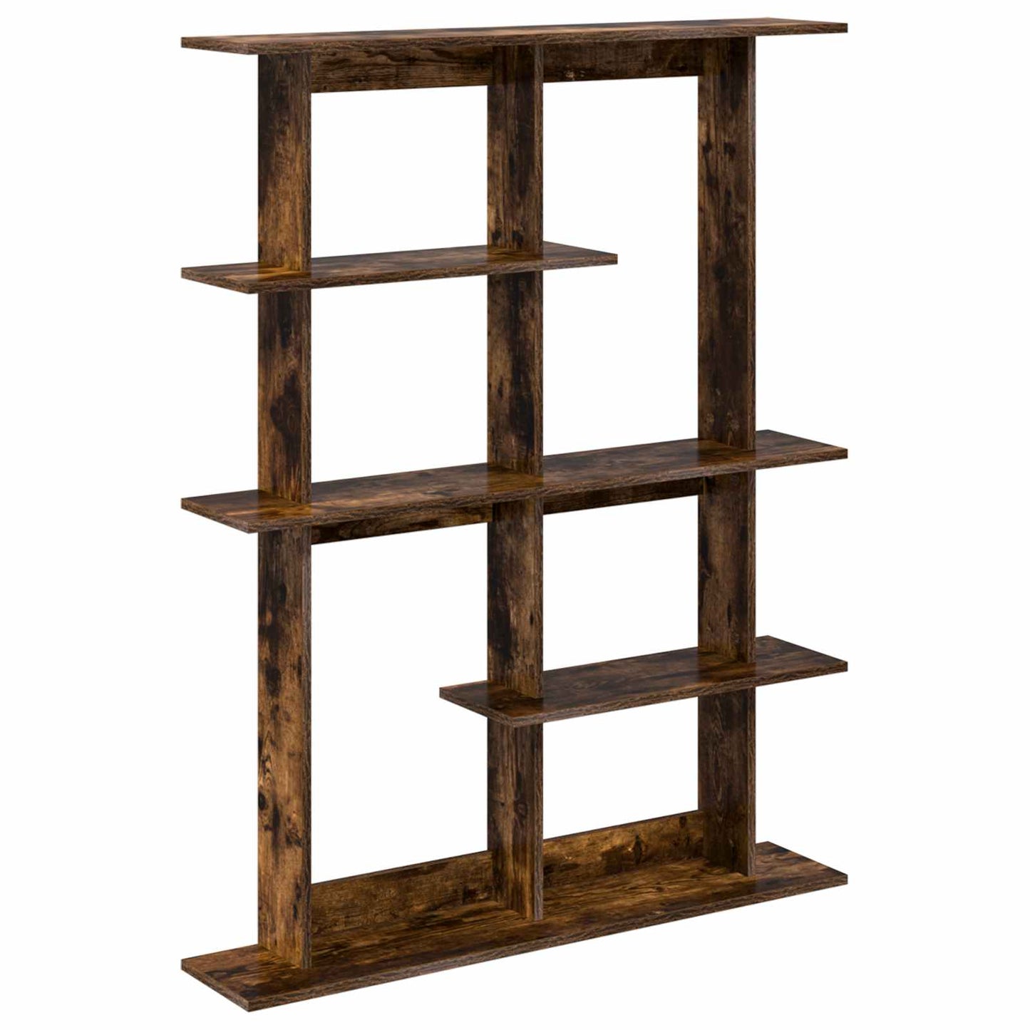 Wandplank Gerookt eiken 102 x 20 x 130 cm Bewerkt hout
