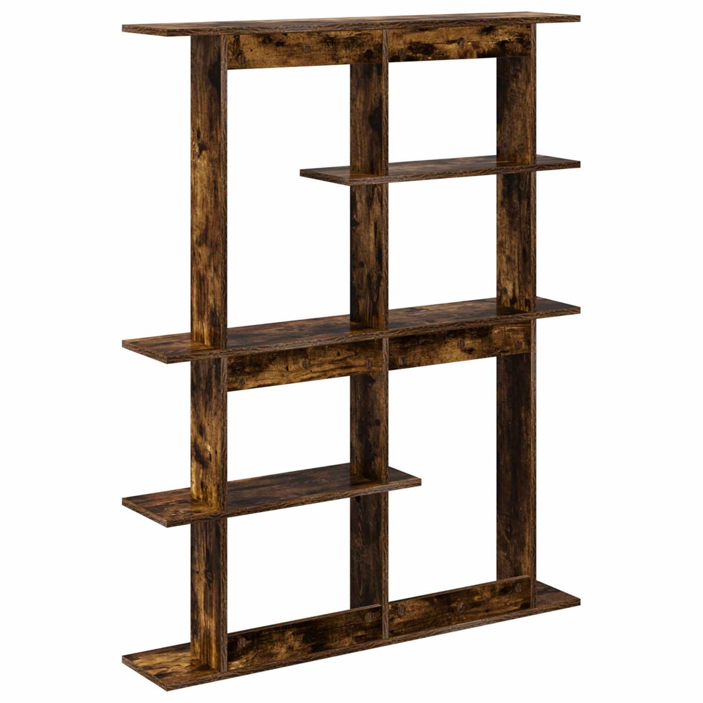 Wandplank Gerookt eiken 102 x 20 x 130 cm Bewerkt hout