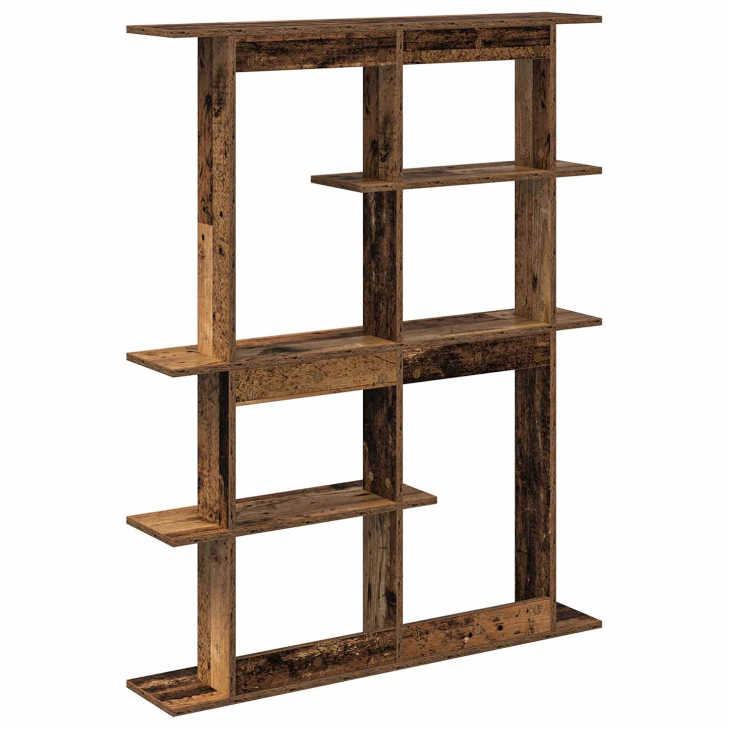 Wandplank Oud hout 102 x 20 x 130 cm Bewerkt hout is nu te koop bij PeponiXL, paradijselijk wonen!