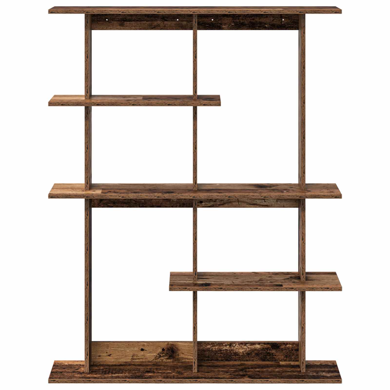 Wandplank Oud hout 102 x 20 x 130 cm Bewerkt hout is nu te koop bij PeponiXL, paradijselijk wonen!