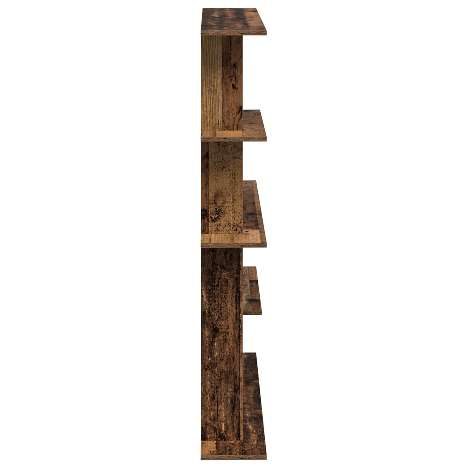 Wandplank Oud hout 102 x 20 x 130 cm Bewerkt hout is nu te koop bij PeponiXL, paradijselijk wonen!