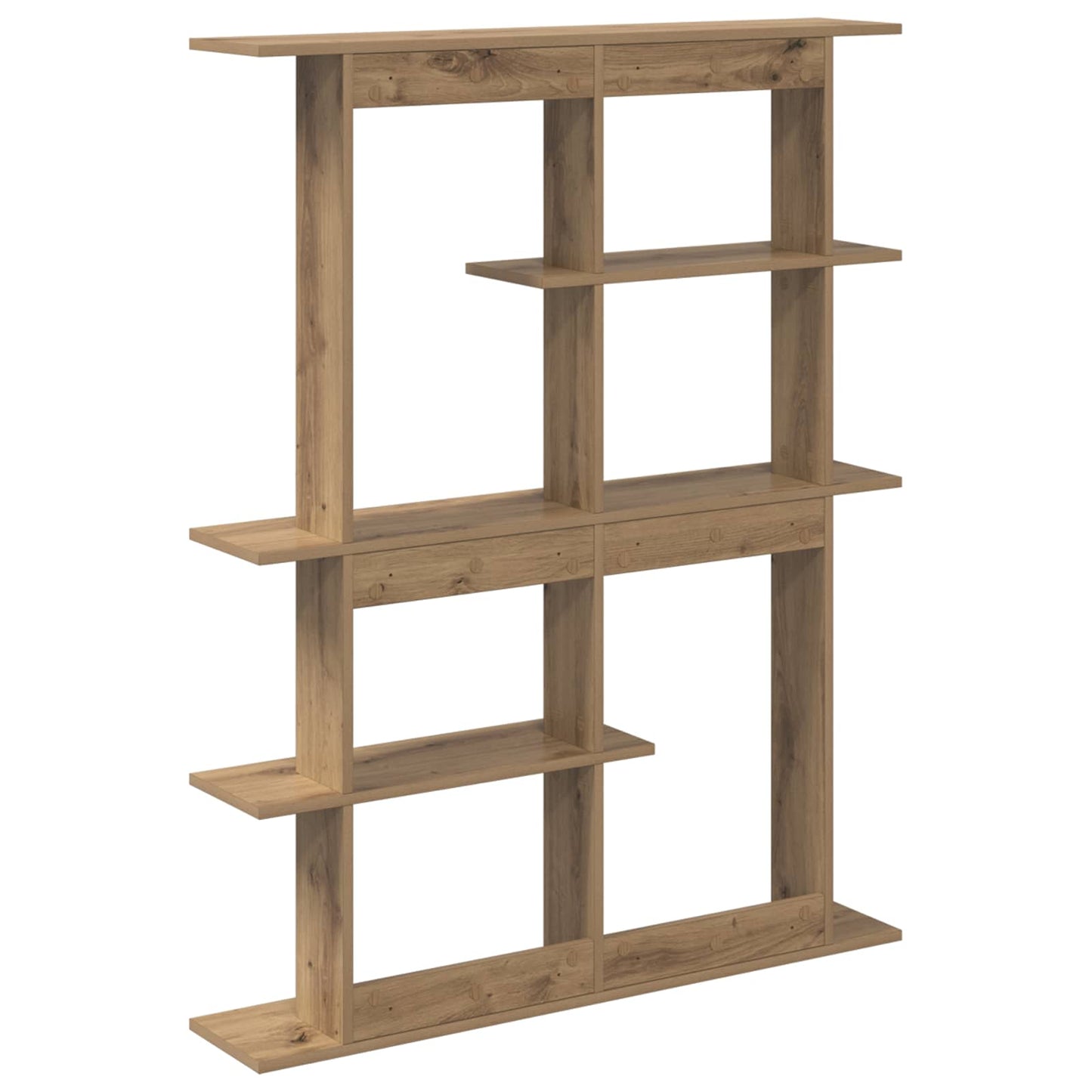 Wandplank Artisanaal eiken 102 x 20 x 130 cm Bewerkt hout
