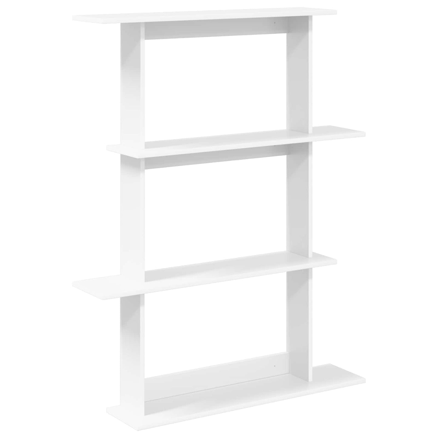 Wandplank Wit 100 x 20 x 126 cm Bewerkt hout