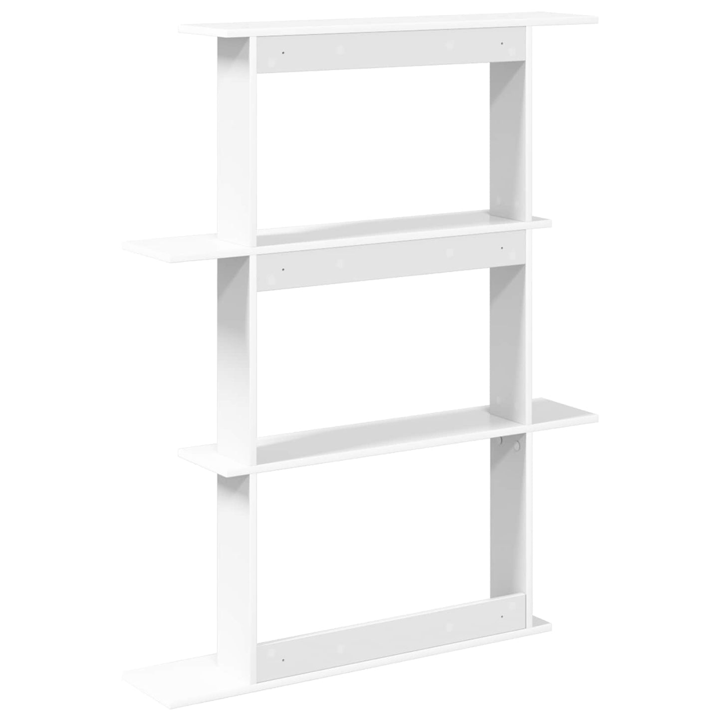 Wandplank Wit 100 x 20 x 126 cm Bewerkt hout