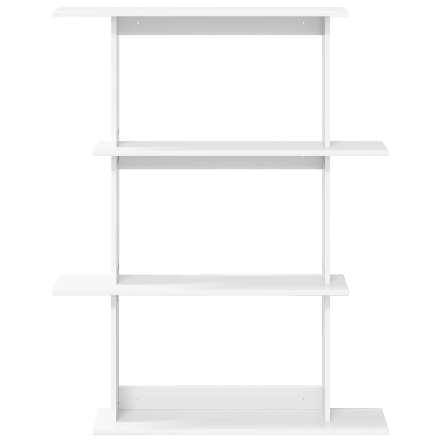 Wandplank Wit 100 x 20 x 126 cm Bewerkt hout