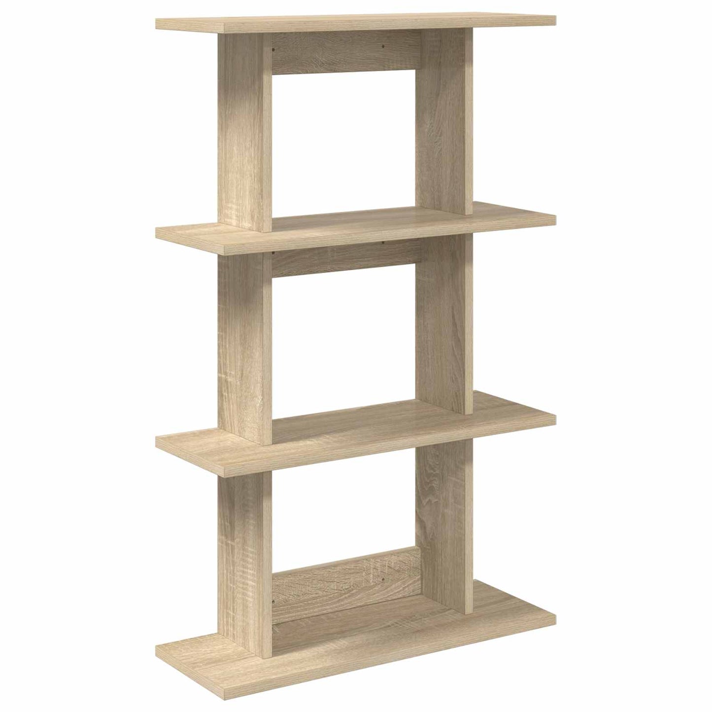 Wandplank Muurmontage Sonoma Eiken 56 x 20 x 90 cm Bewerkt hout