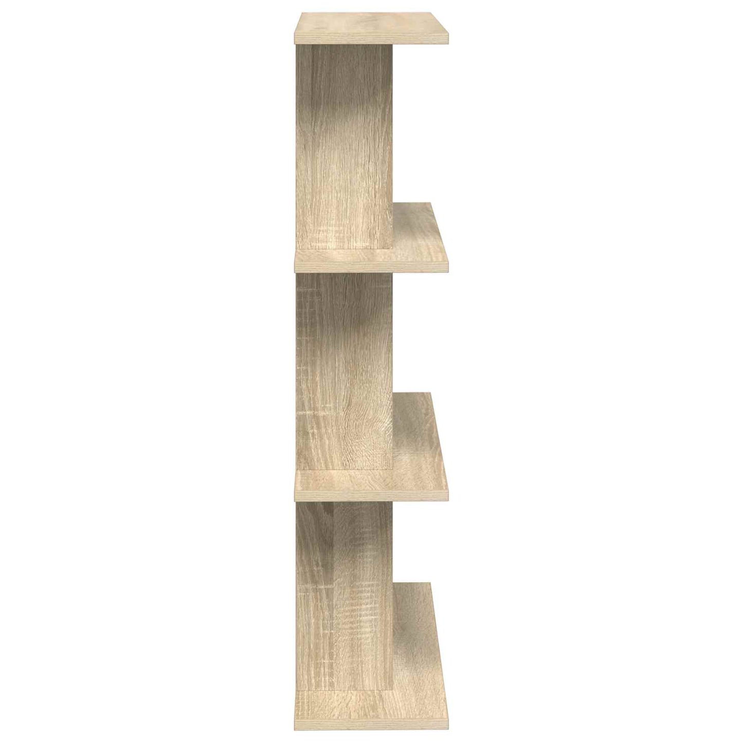 Wandplank Muurmontage Sonoma Eiken 56 x 20 x 90 cm Bewerkt hout