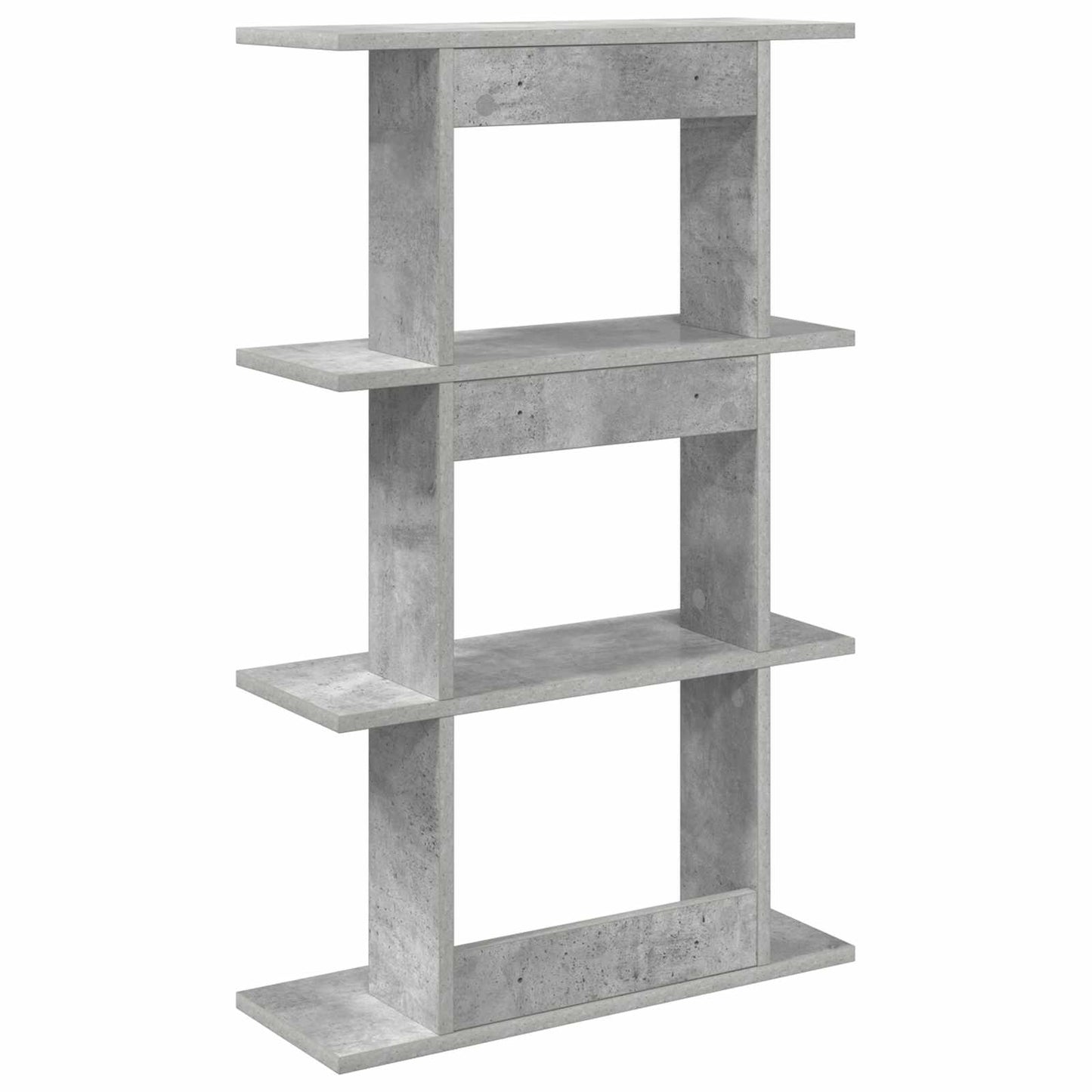 Wandplank Muurmontage Grijs 56 x 20 x 90 cm Bewerkt hout
