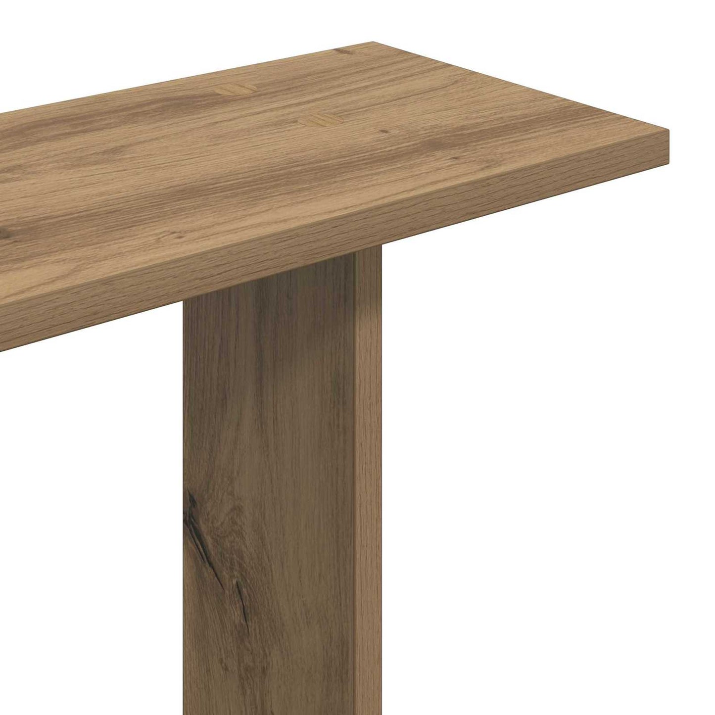 Wandplank Muurmontage Bruin 56 x 20 x 90 cm Bewerkt hout