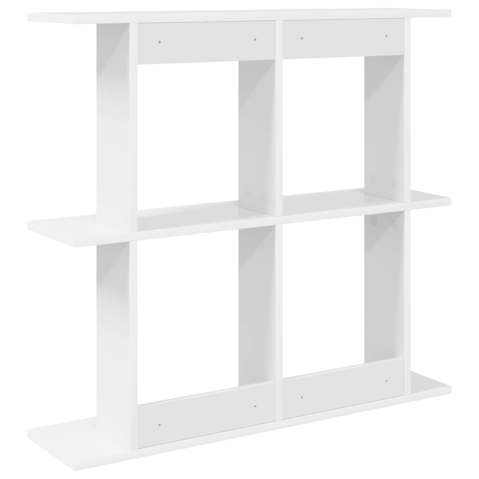 Wandplank Muurmontage Wit 80 x 20 x 75 cm Bewerkt hout is nu te koop bij PeponiXL, paradijselijk wonen!