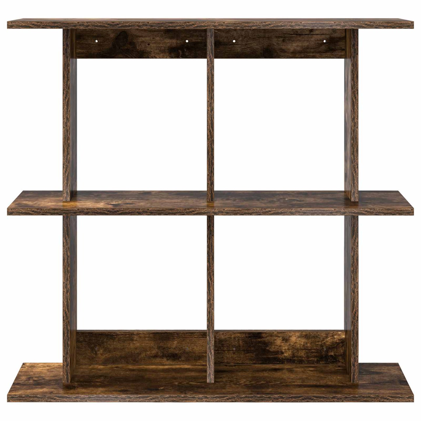 Wandplank Muurmontage Gerookt eiken 80 x 20 x 75 cm