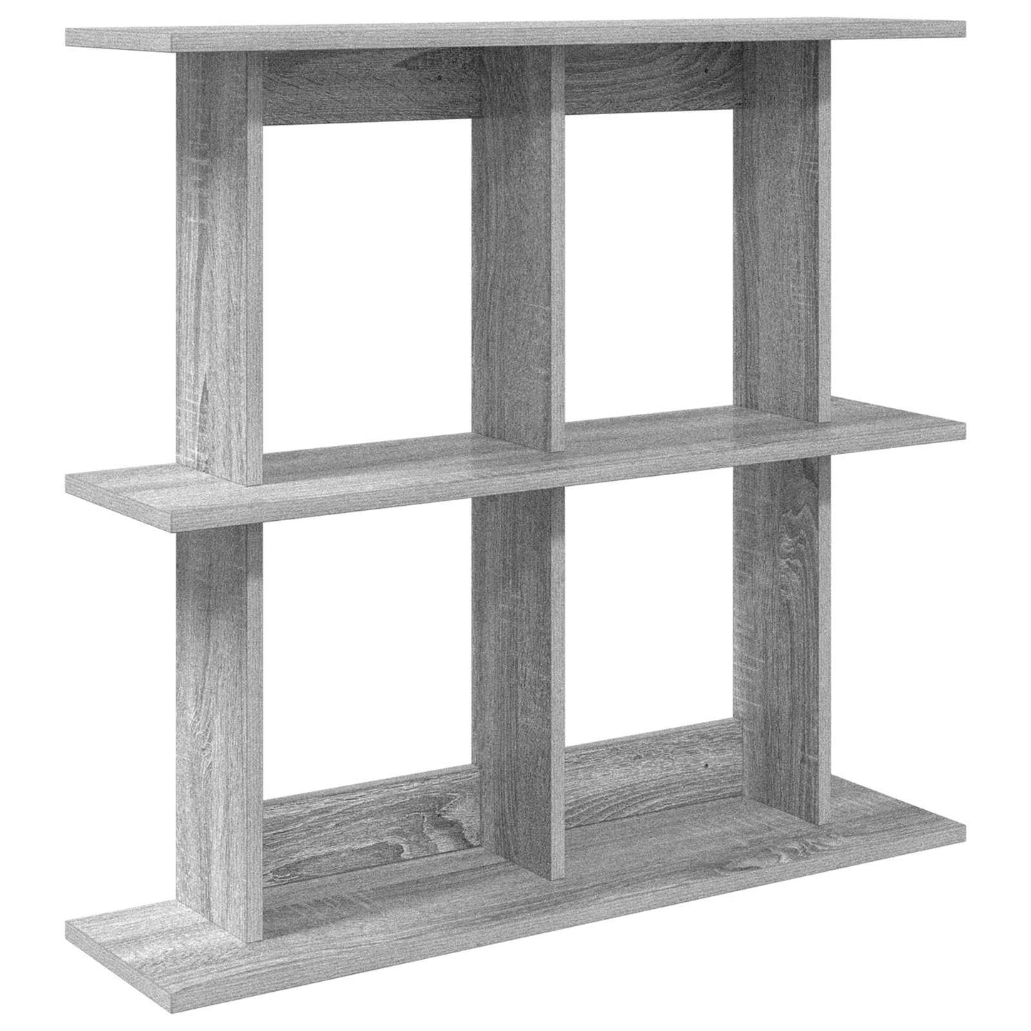 Wandplank Muurmontage Grijs Sonoma 80 x 20 x 75 cm Bewerkt hout