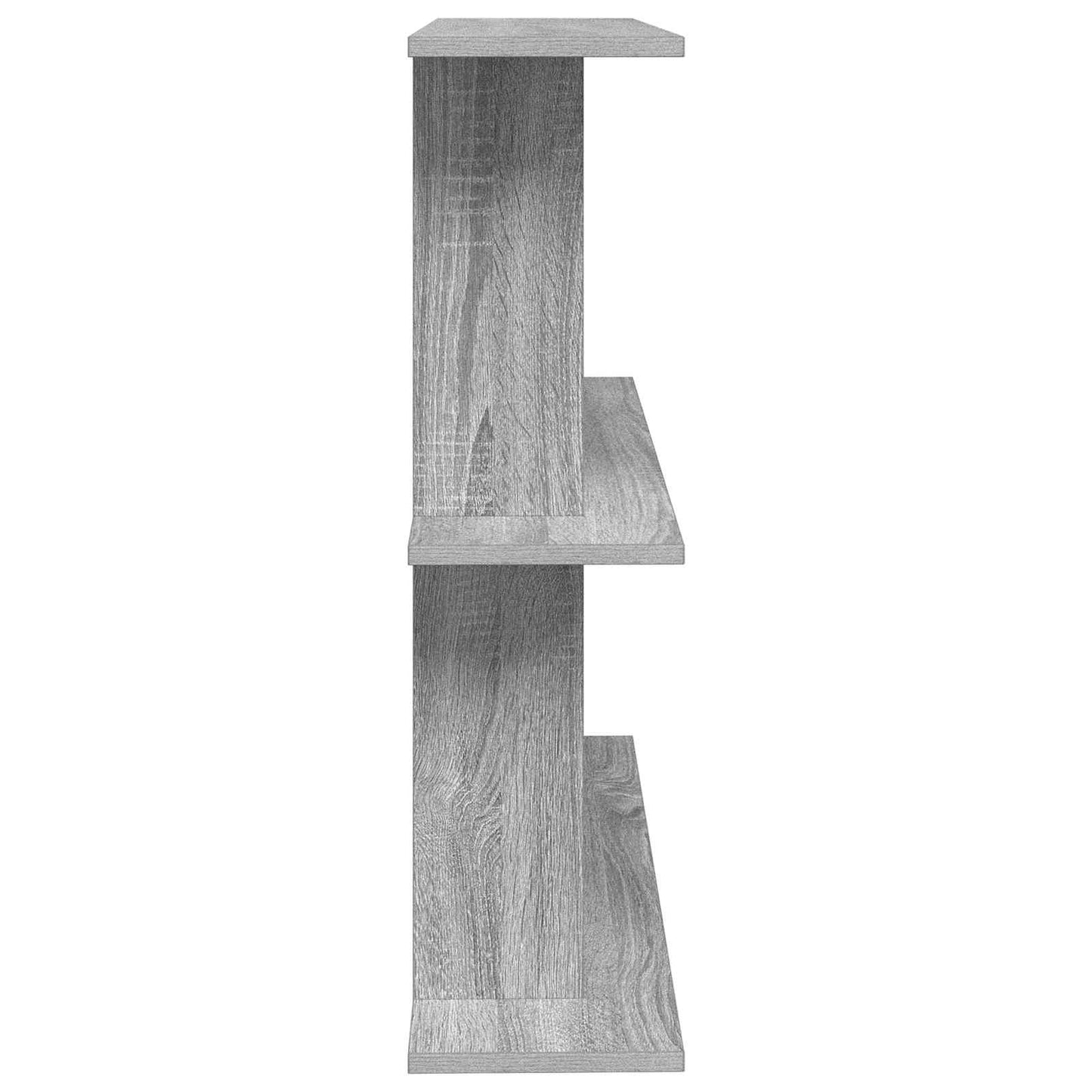 Wandplank Muurmontage Grijs Sonoma 100 x 20 x 75 cm