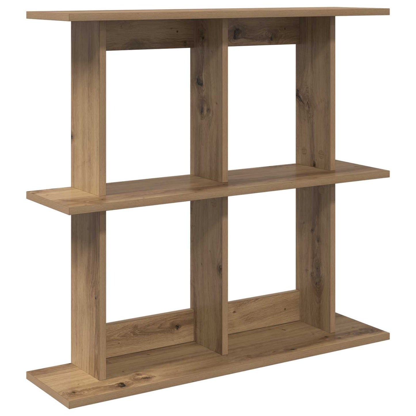 Wandplank Muurmontage Artisanaal eiken 100 x 20 x 75 cm