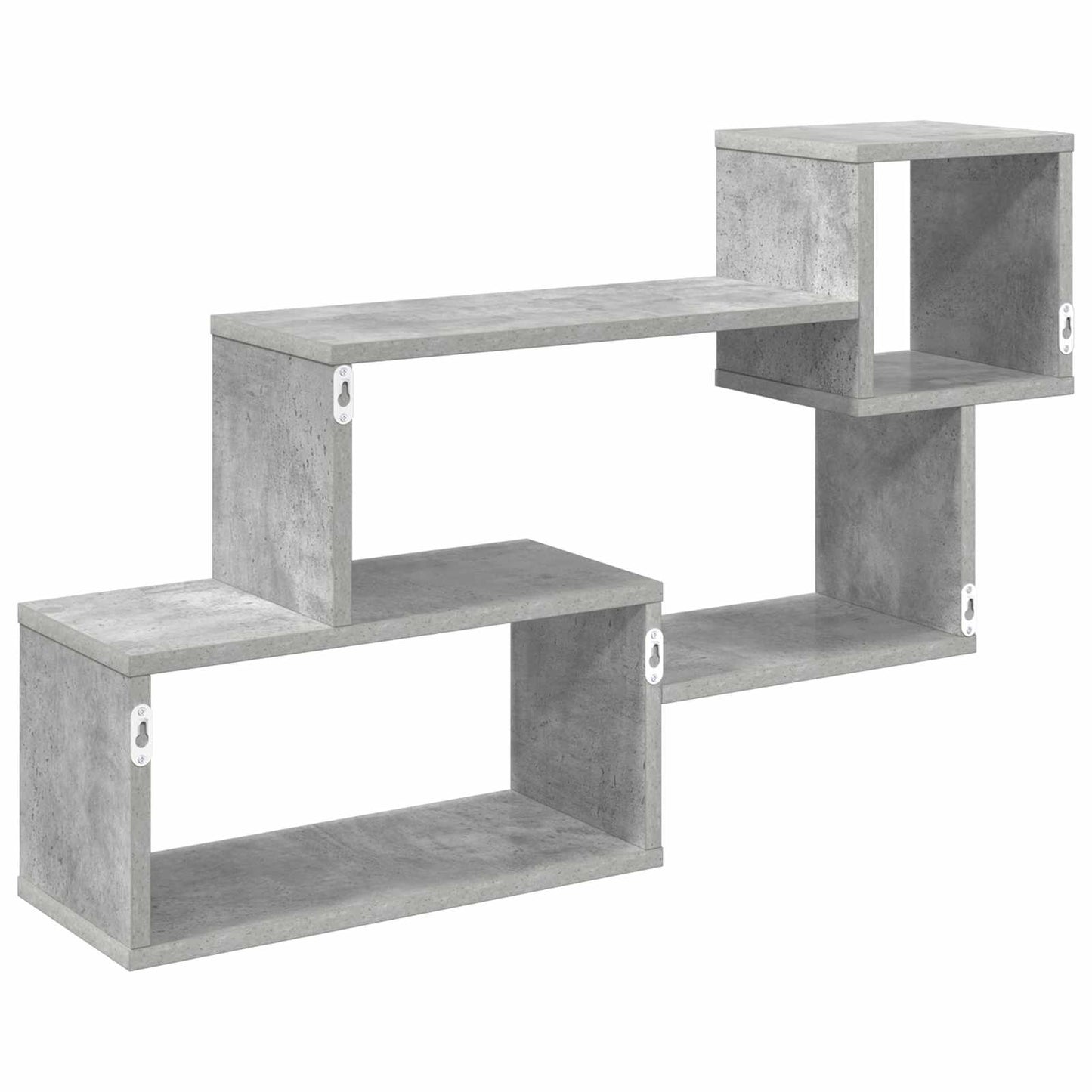Drijvende plank Muurmontage Betongrijs 87 x 20 x 55 cm