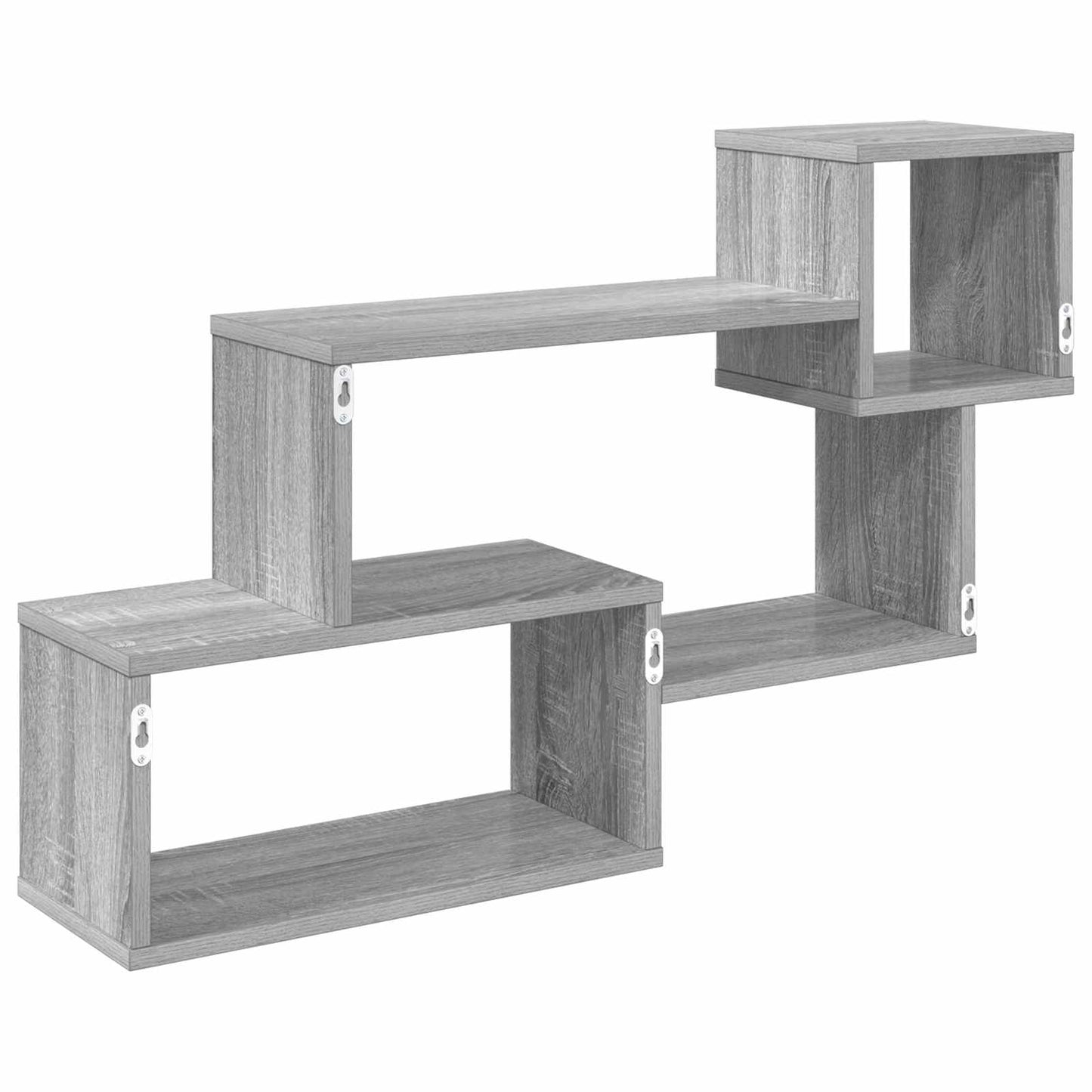 Drijvende plank Muurmontage Grijs Sonoma 87 x 20 x 55 cm