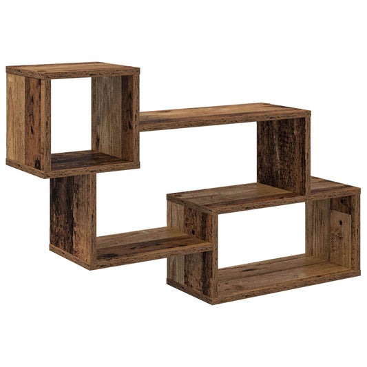 Drijvende plank Muurmontage Oud hout 87 x 20 x 55 cm is nu te koop bij PeponiXL, paradijselijk wonen!