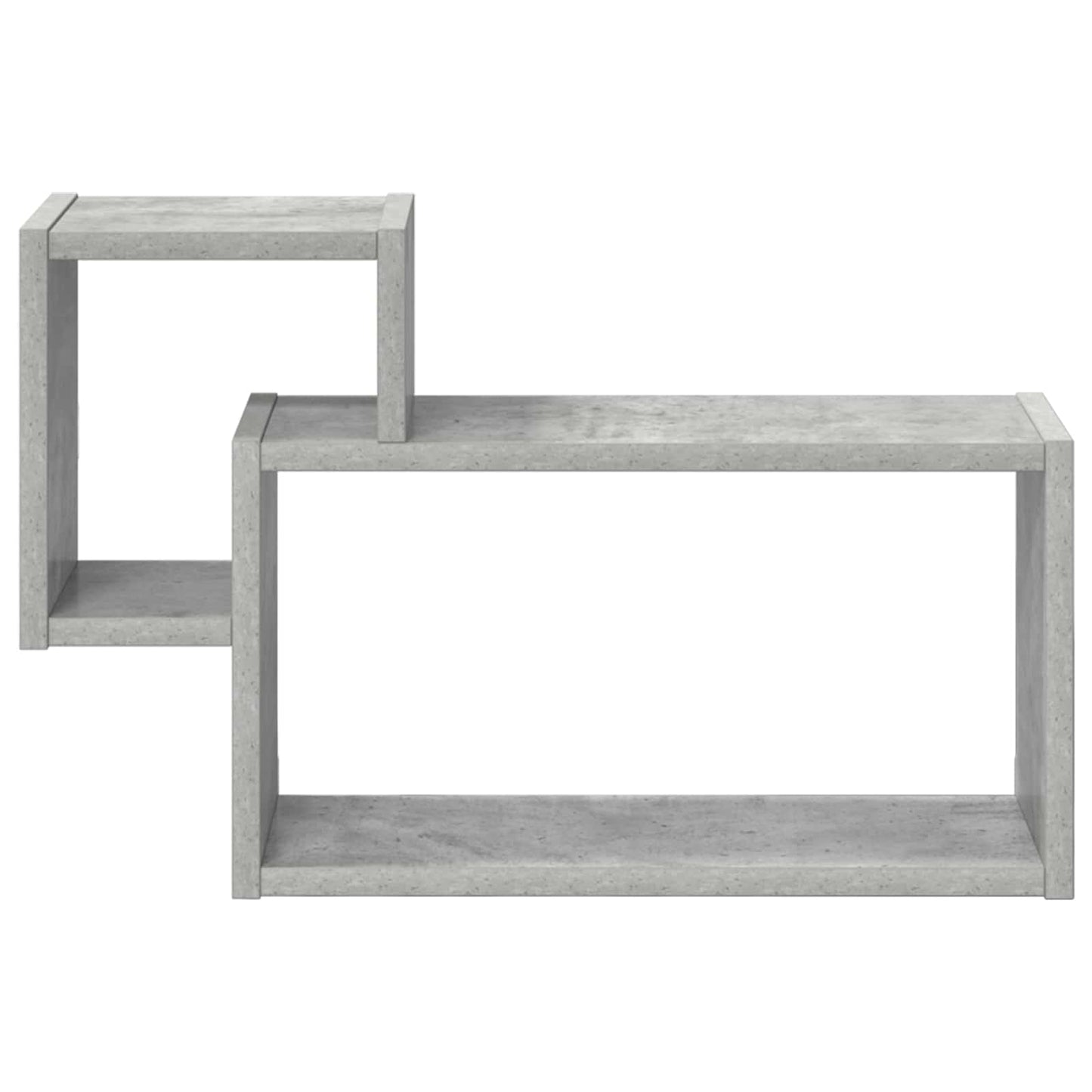 Wandplank Muurmontage Grijs 55 x 15 x 35 cm Bewerkt hout is nu te koop bij PeponiXL, paradijselijk wonen!