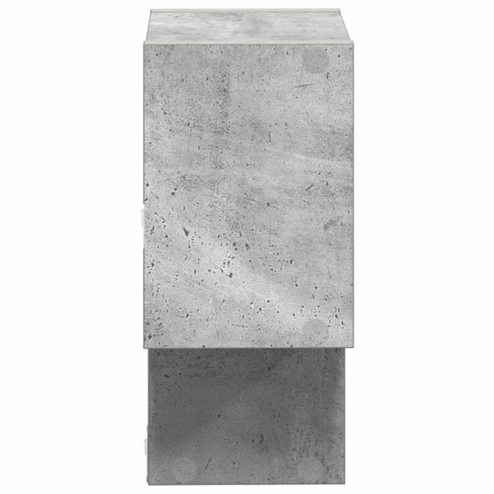 Wandplank Muurmontage Grijs 55 x 15 x 35 cm Bewerkt hout is nu te koop bij PeponiXL, paradijselijk wonen!