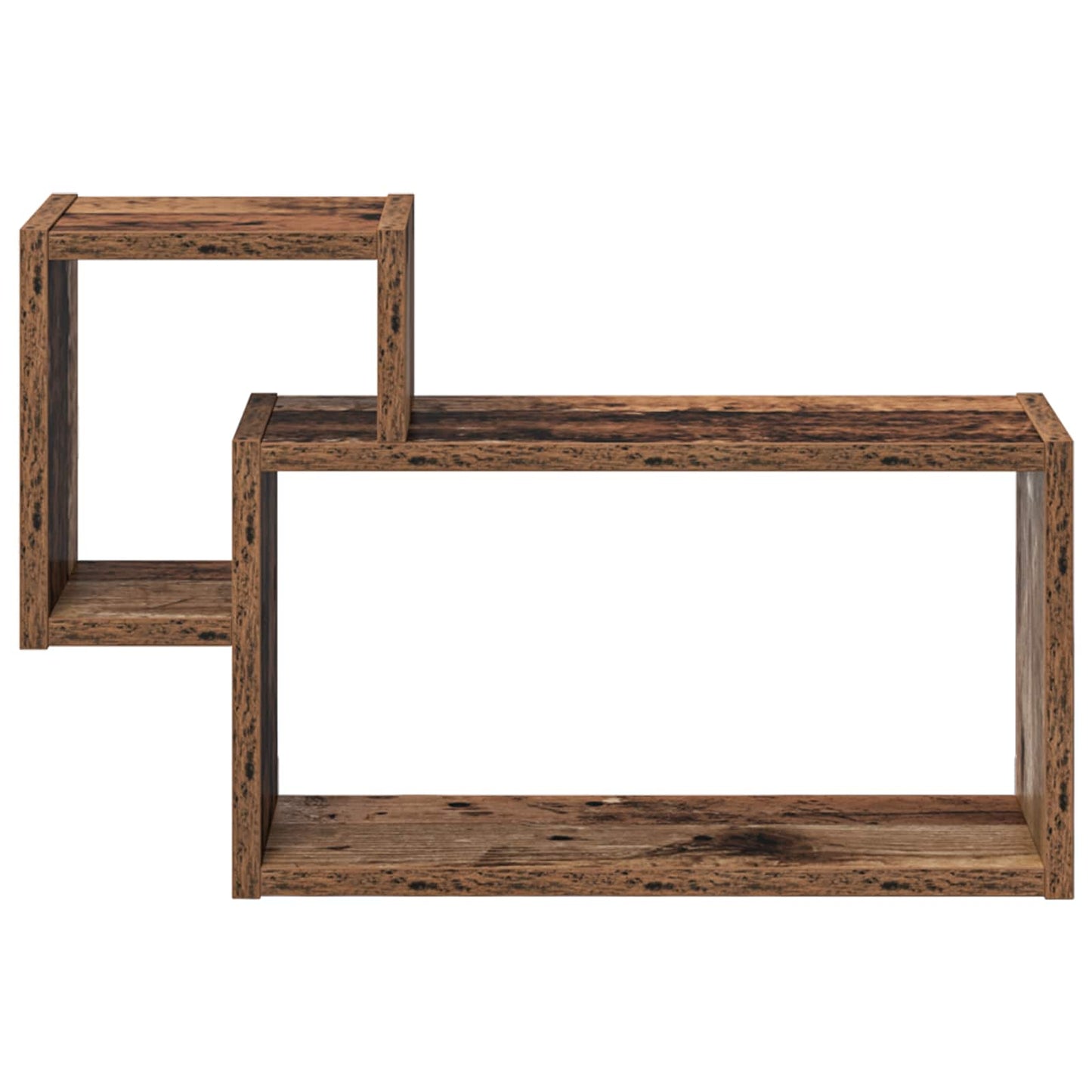 Wandplank Muurmontage Bruin 55 x 15 x 35 cm Bewerkt hout is nu te koop bij PeponiXL, paradijselijk wonen!