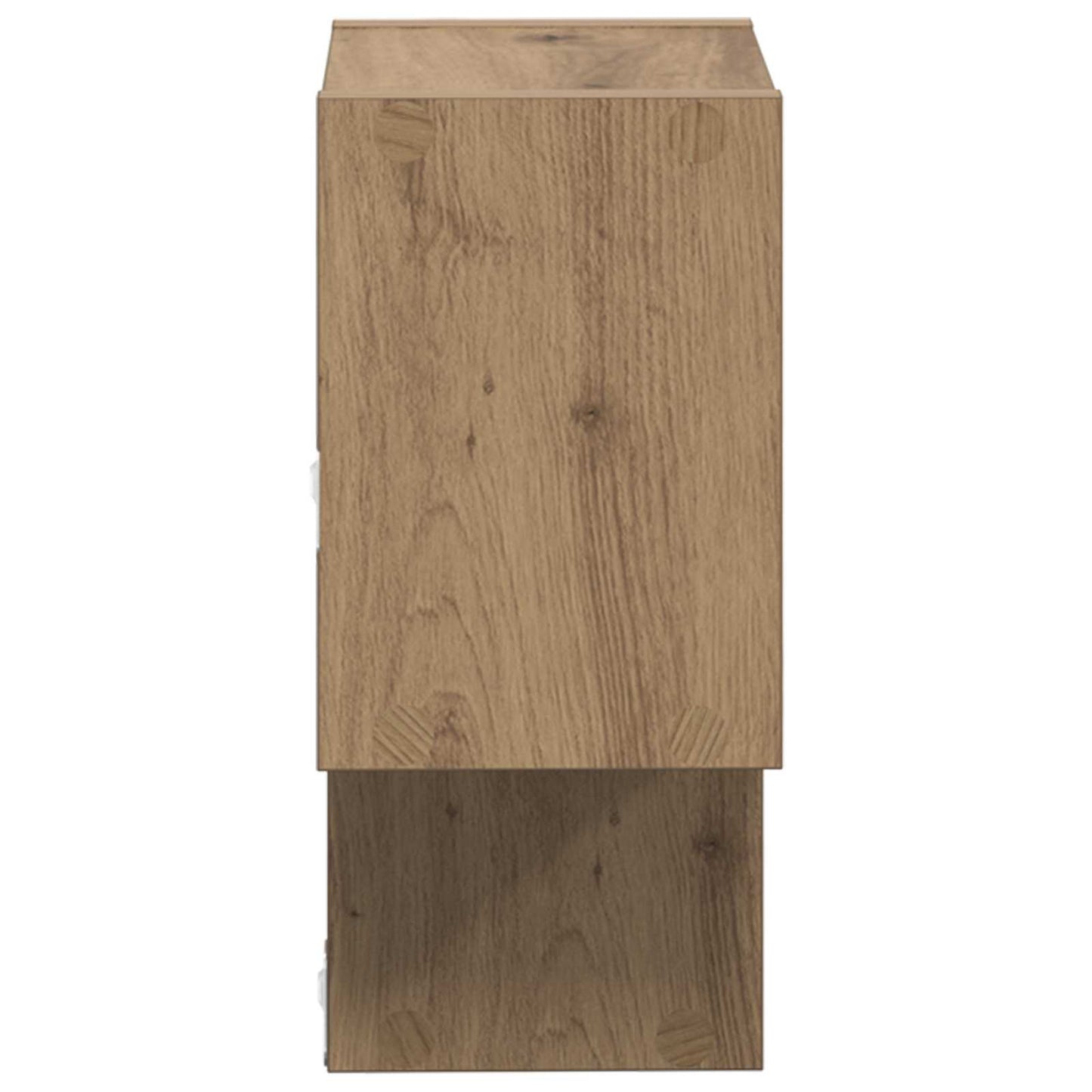 Wandplank Muurmontage Bruin 55 x 15 x 35 cm Bewerkt hout is nu te koop bij PeponiXL, paradijselijk wonen!