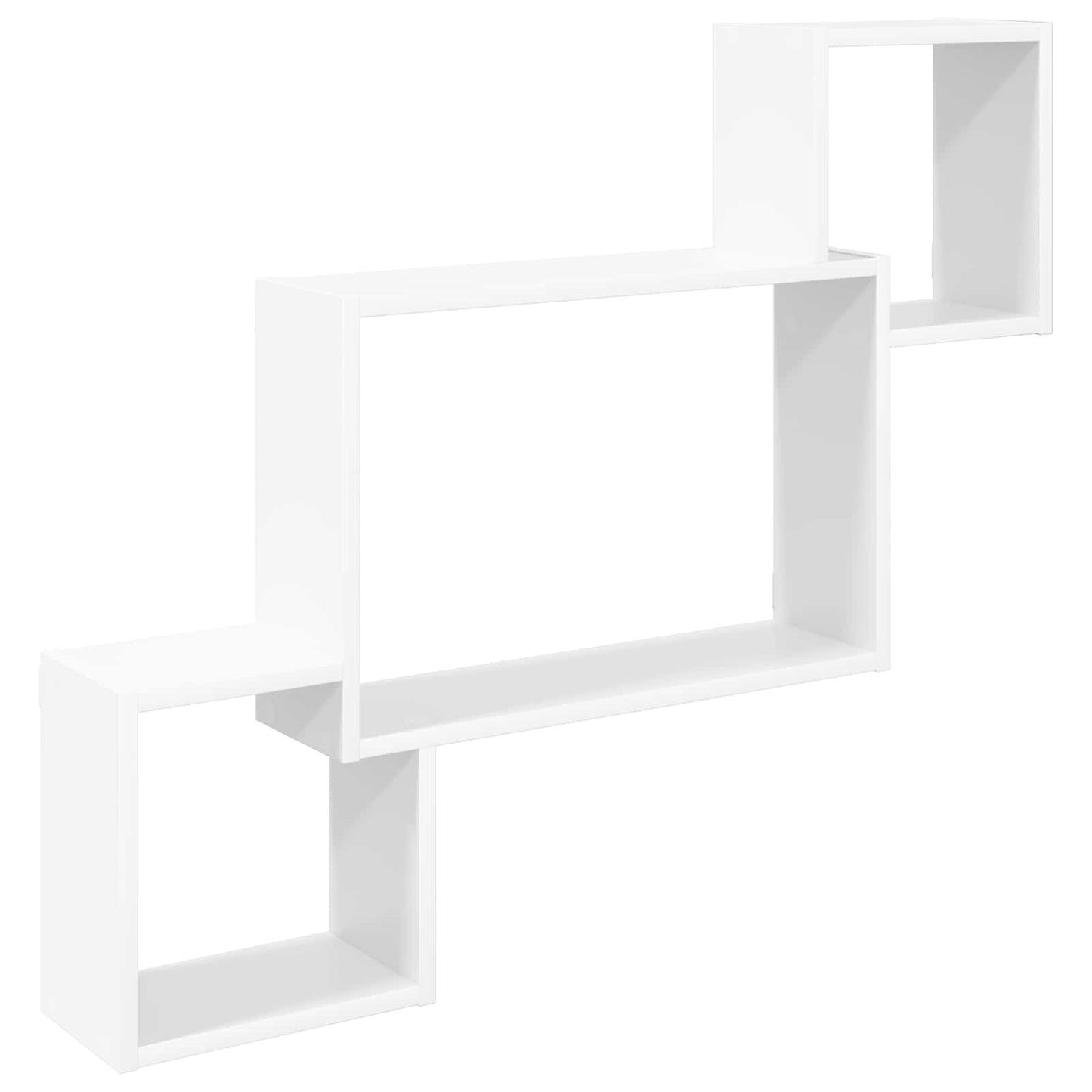 Wandplank Muurmontage Wit 91,5 x 15 x 76 cm Bewerkt hout is nu te koop bij PeponiXL, paradijselijk wonen!