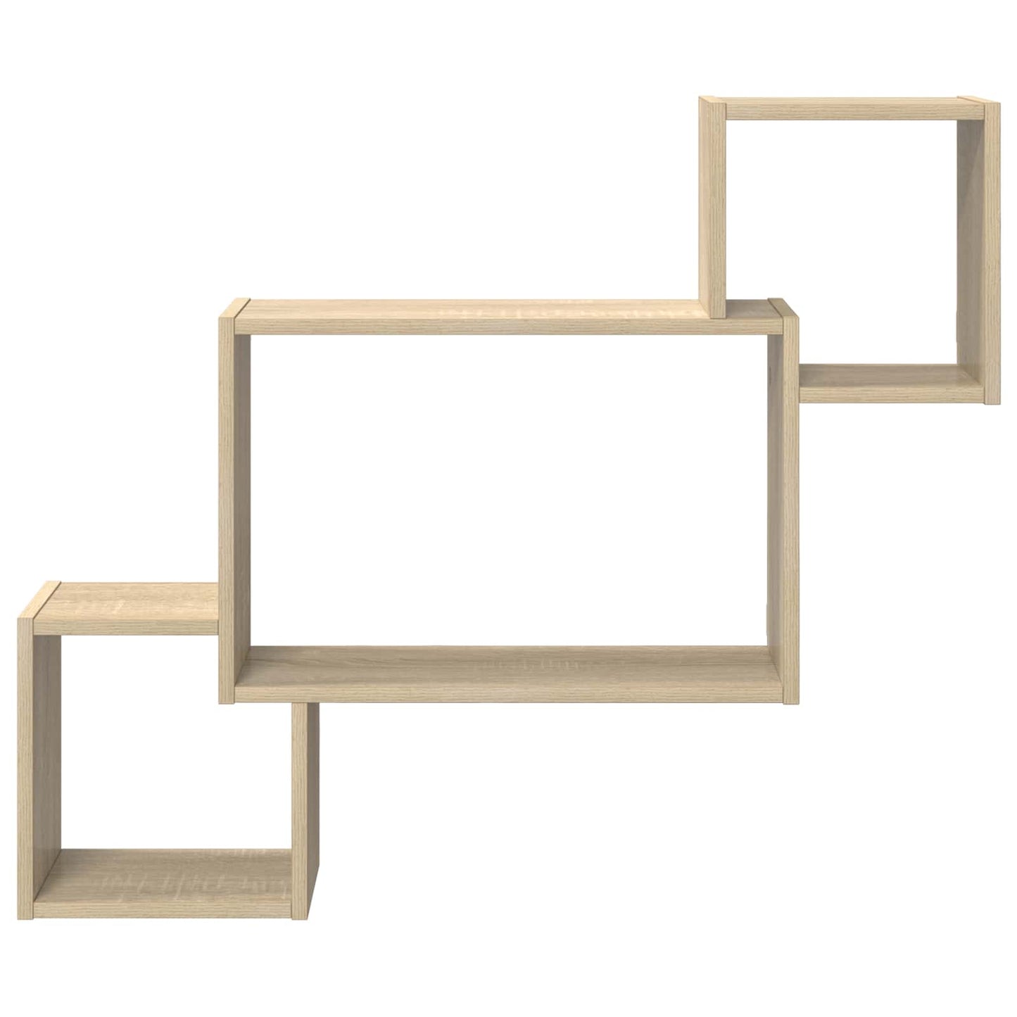 Wandplank Muurmontage Bruin 91,5 x 15 x 76 cm Bewerkt hout is nu te koop bij PeponiXL, paradijselijk wonen!