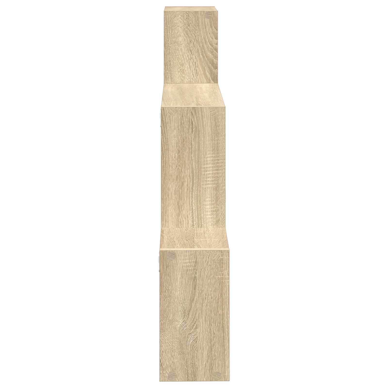 Wandplank Muurmontage Bruin 91,5 x 15 x 76 cm Bewerkt hout is nu te koop bij PeponiXL, paradijselijk wonen!