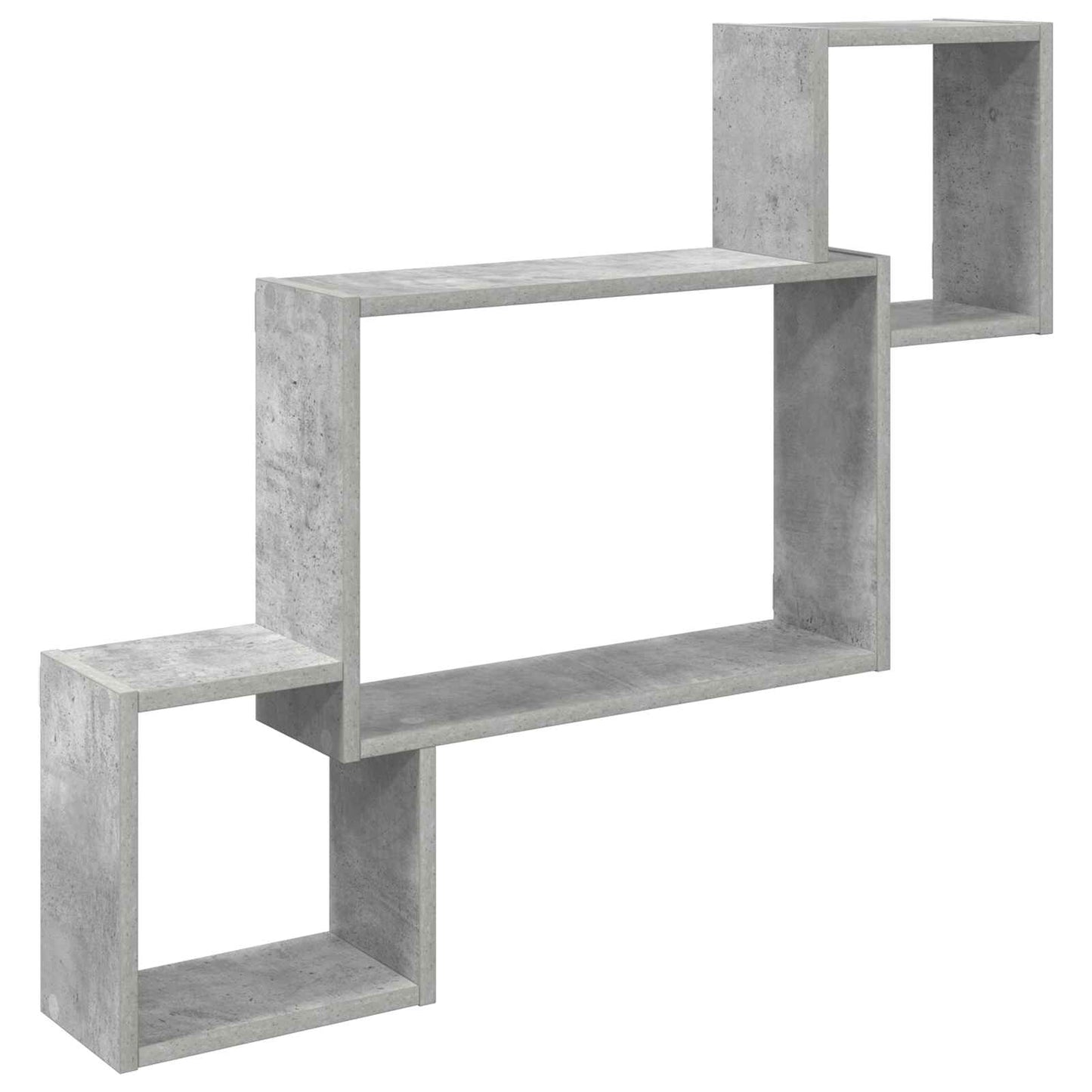 Wandplank Muurmontage Grijs 91,5 x 15 x 76 cm Bewerkt hout is nu te koop bij PeponiXL, paradijselijk wonen!