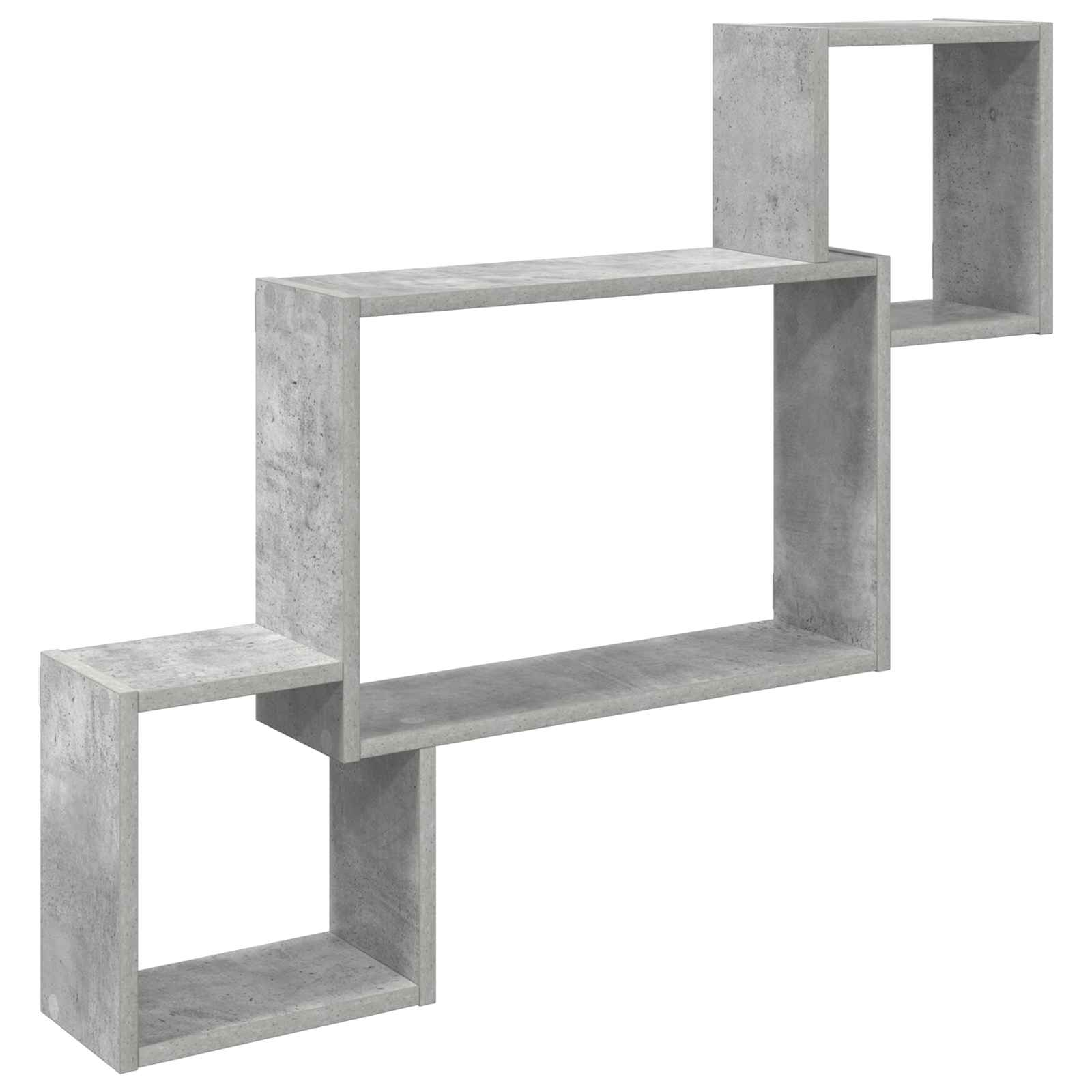 Wandplank Muurmontage Grijs 91,5 x 15 x 76 cm Bewerkt hout is nu te koop bij PeponiXL, paradijselijk wonen!
