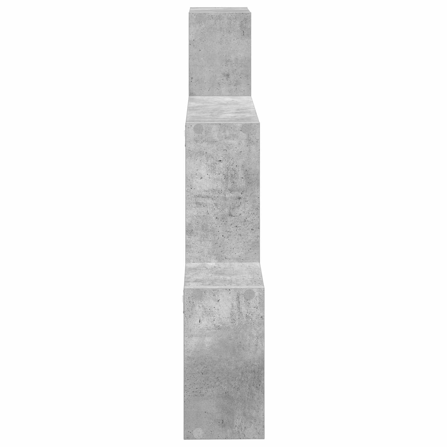 Wandplank Muurmontage Grijs 91,5 x 15 x 76 cm Bewerkt hout is nu te koop bij PeponiXL, paradijselijk wonen!