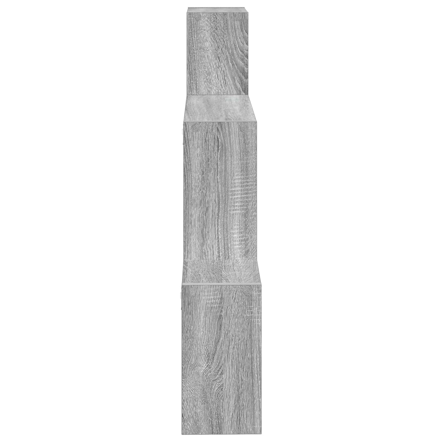 Wandplank Muurmontage Grijs 91,5 x 15 x 76 cm Bewerkt hout is nu te koop bij PeponiXL, paradijselijk wonen!