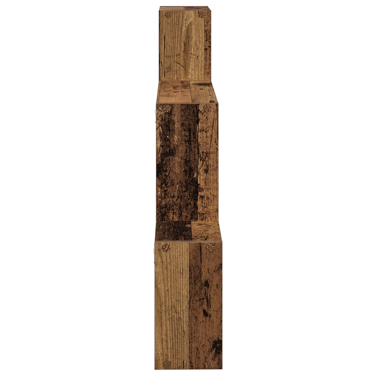 Wandplank Muurmontage Bruin 91,5 x 15 x 76 cm Bewerkt hout is nu te koop bij PeponiXL, paradijselijk wonen!