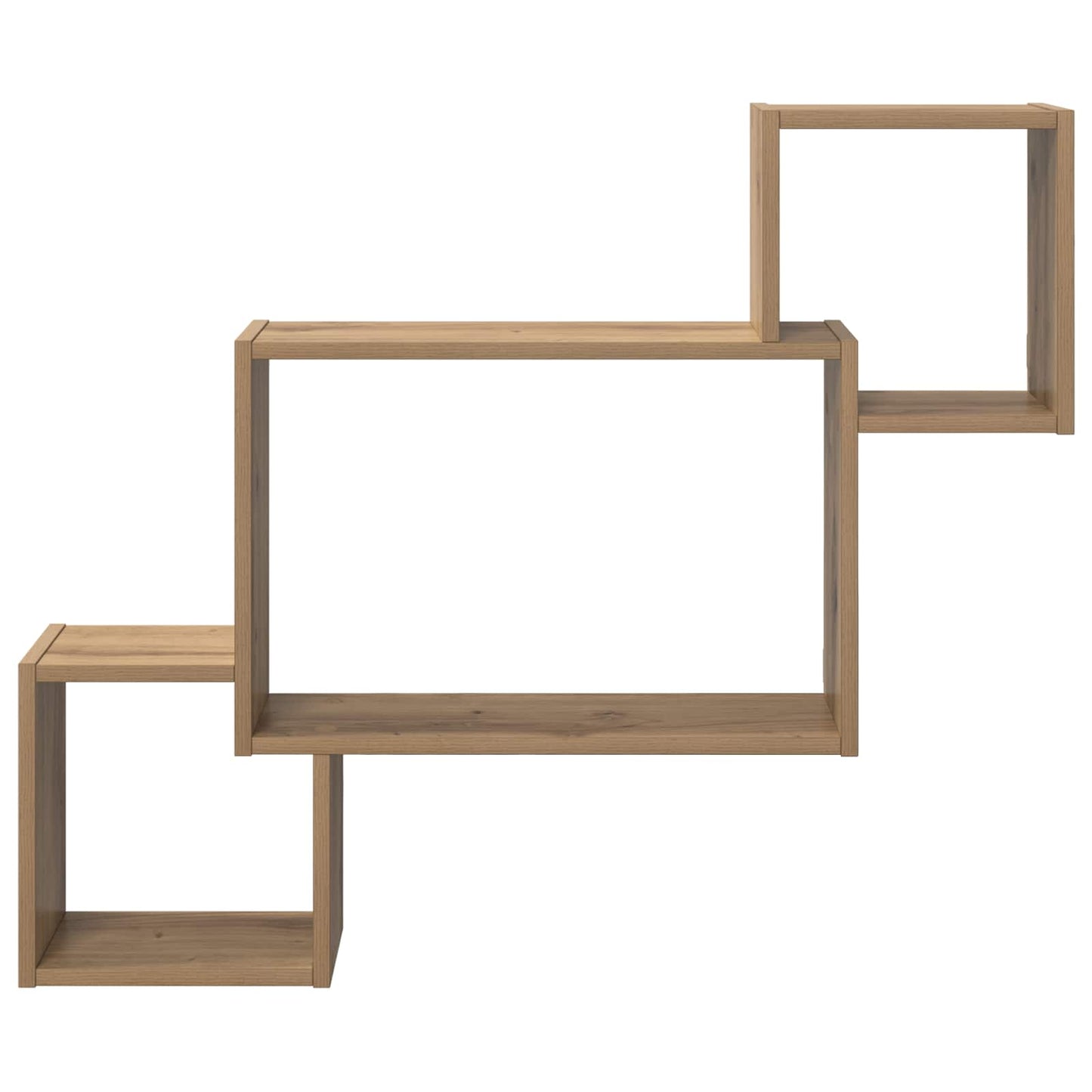 Wandplank Muurmontage Bruin 91,5 x 15 x 76 cm Bewerkt hout is nu te koop bij PeponiXL, paradijselijk wonen!