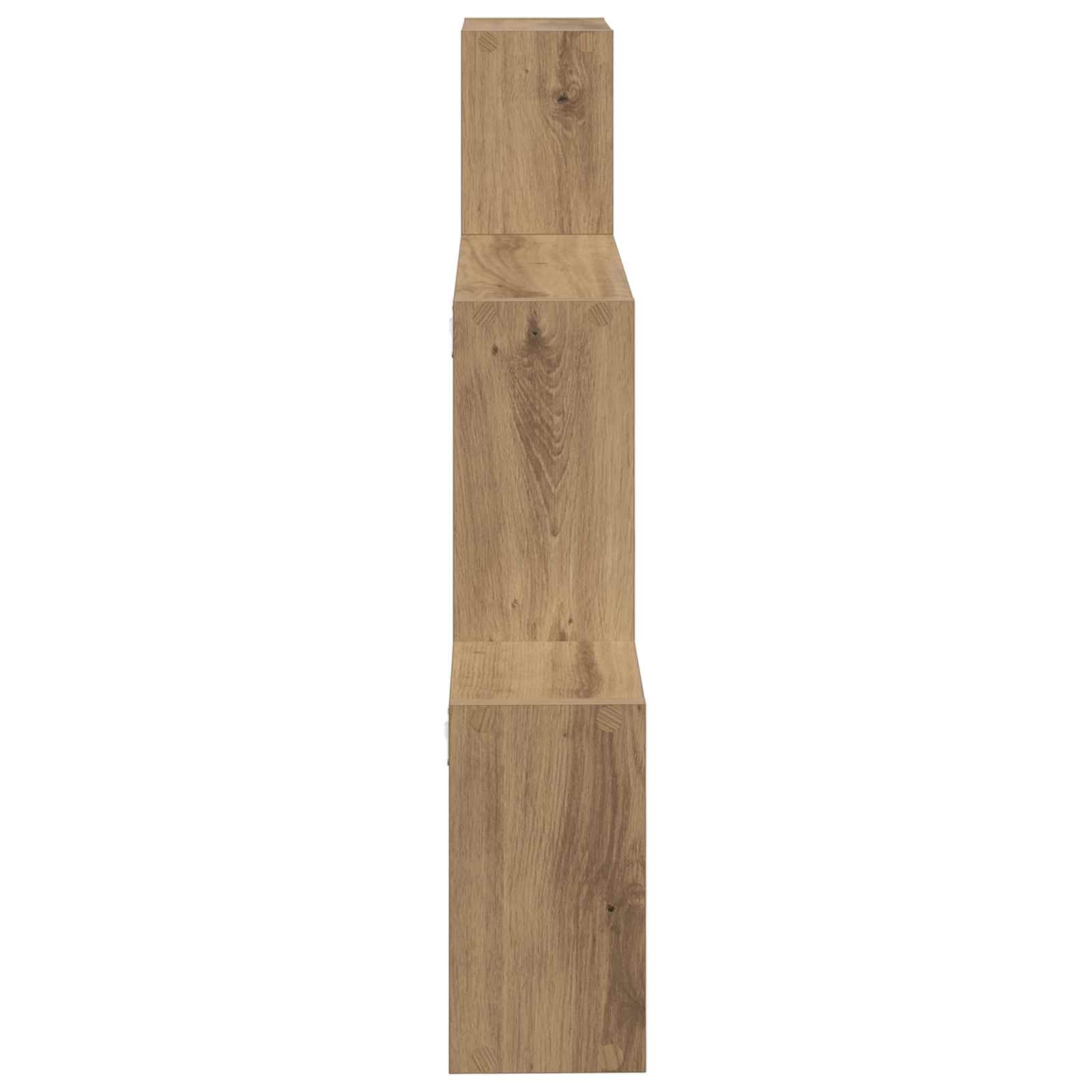 Wandplank Muurmontage Bruin 91,5 x 15 x 76 cm Bewerkt hout is nu te koop bij PeponiXL, paradijselijk wonen!