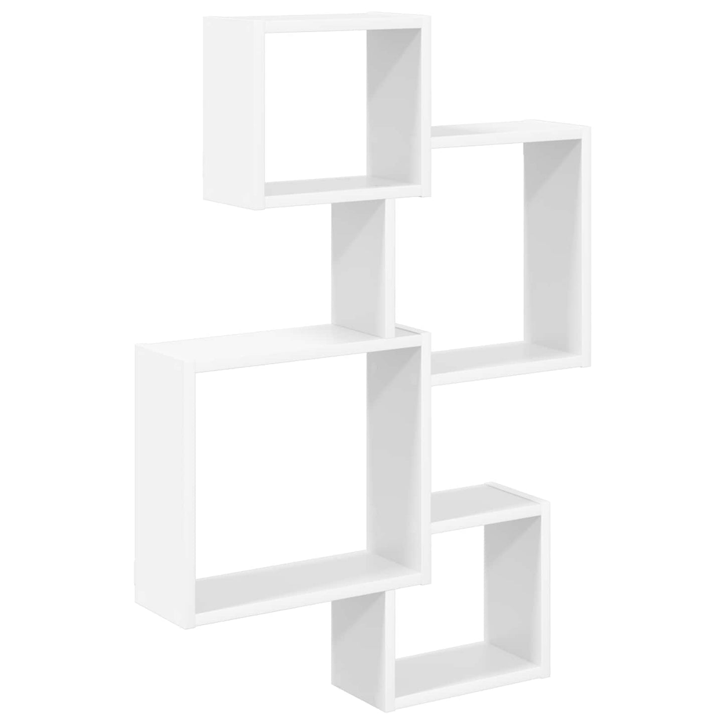 Wand Cube Planken Muurmontage Wit 64 x 13,5 x 91,5 cm is nu te koop bij PeponiXL, paradijselijk wonen!