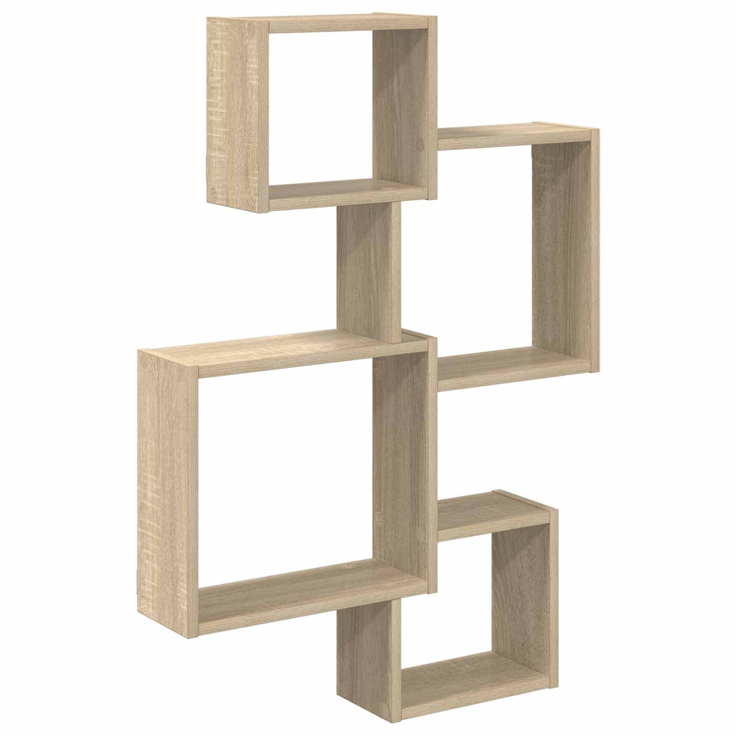 Wand Cube Planken Muurmontage Sonoma Eiken 64 x 13,5 x 91,5 cm