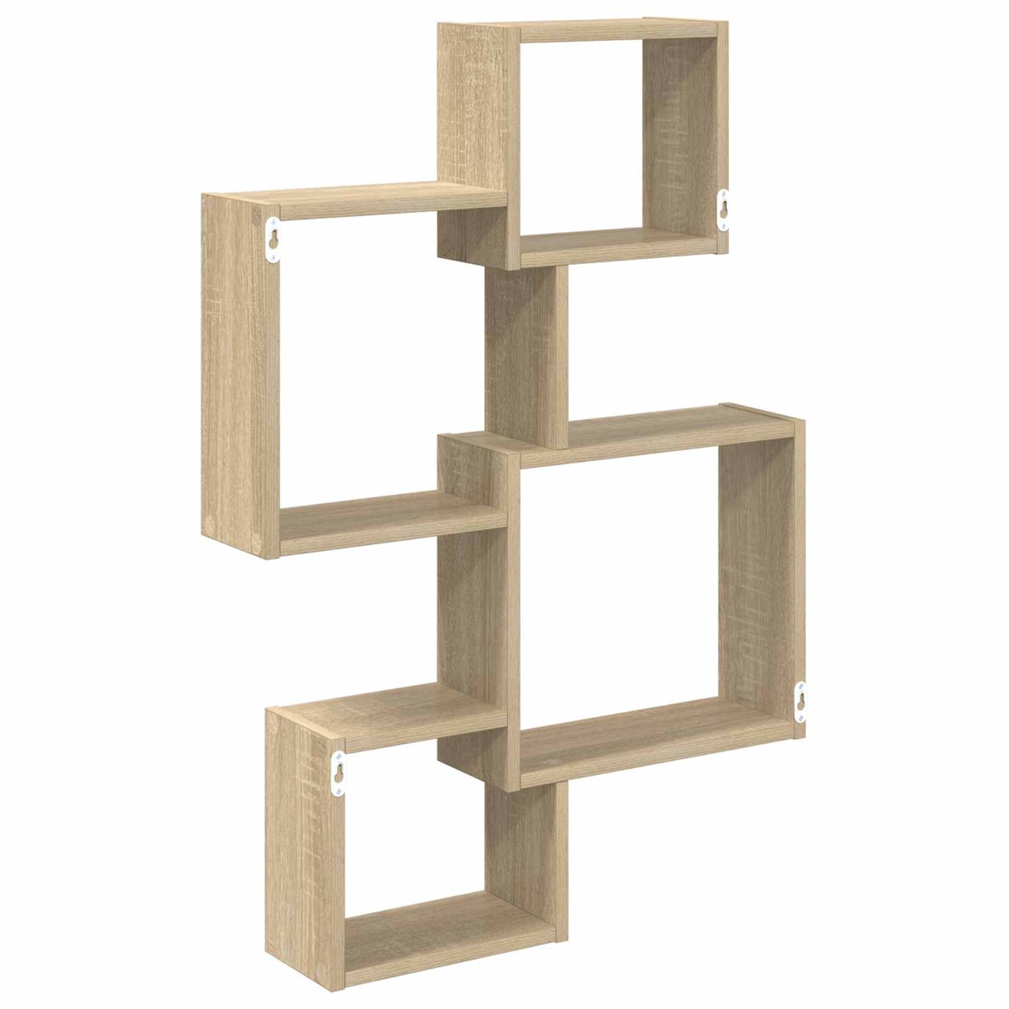 Wand Cube Planken Muurmontage Sonoma Eiken 64 x 13,5 x 91,5 cm