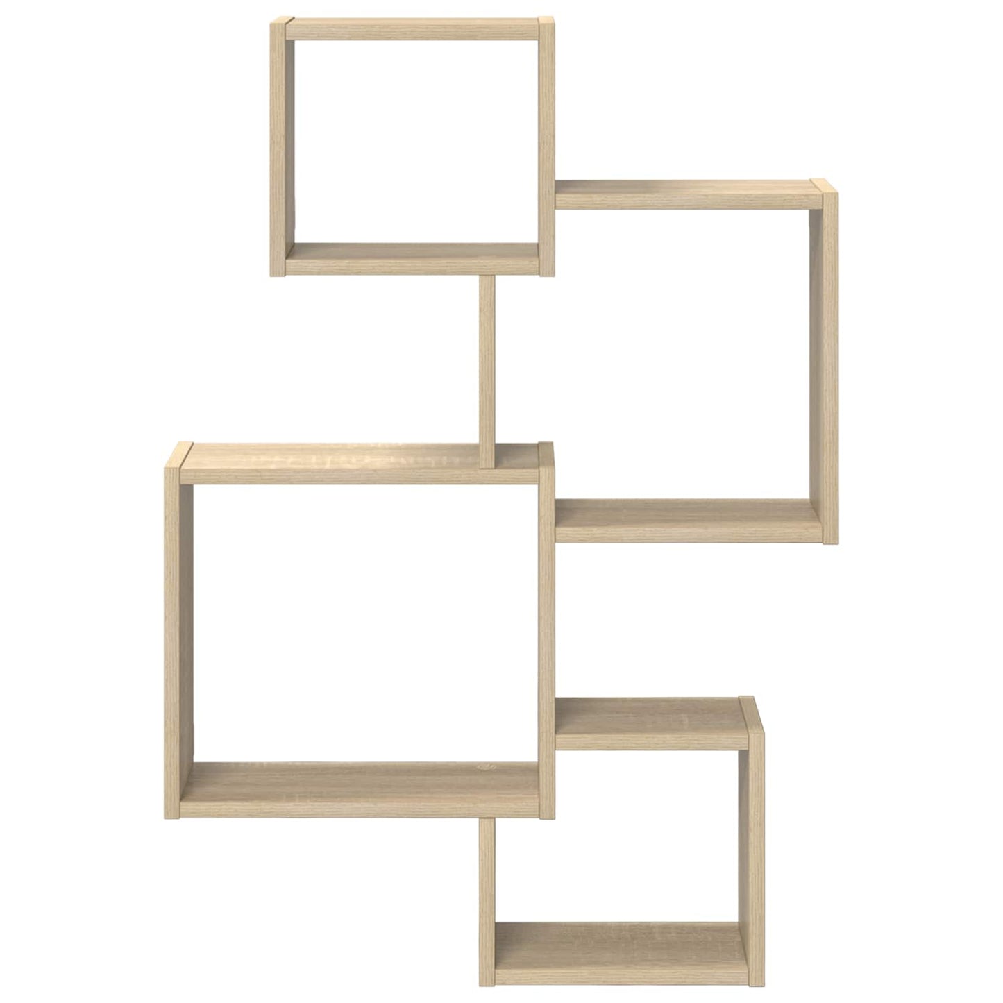 Wand Cube Planken Muurmontage Sonoma Eiken 64 x 13,5 x 91,5 cm