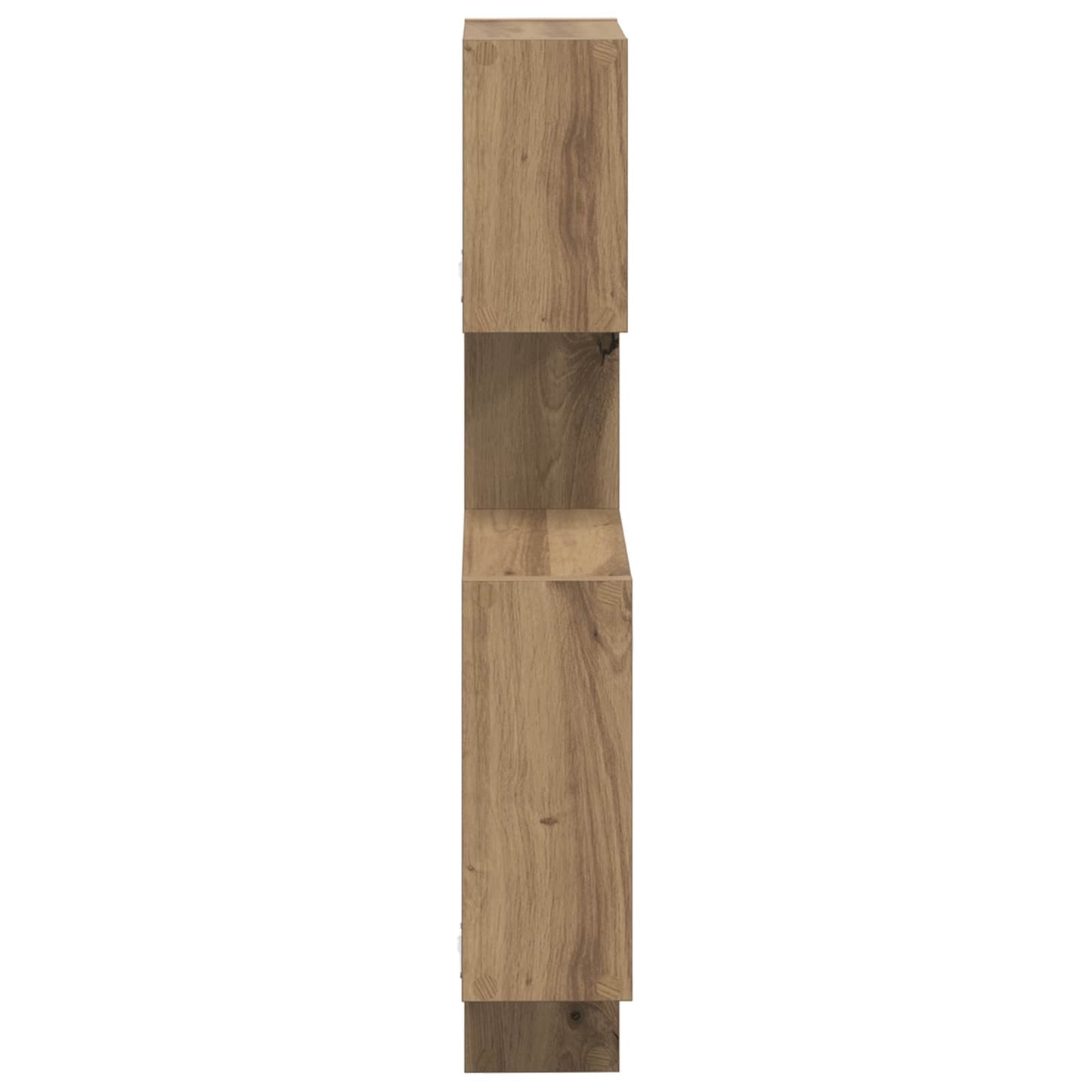 Wand Cube Planken Muurmontage Artisanaal eiken Bewerkt hout
