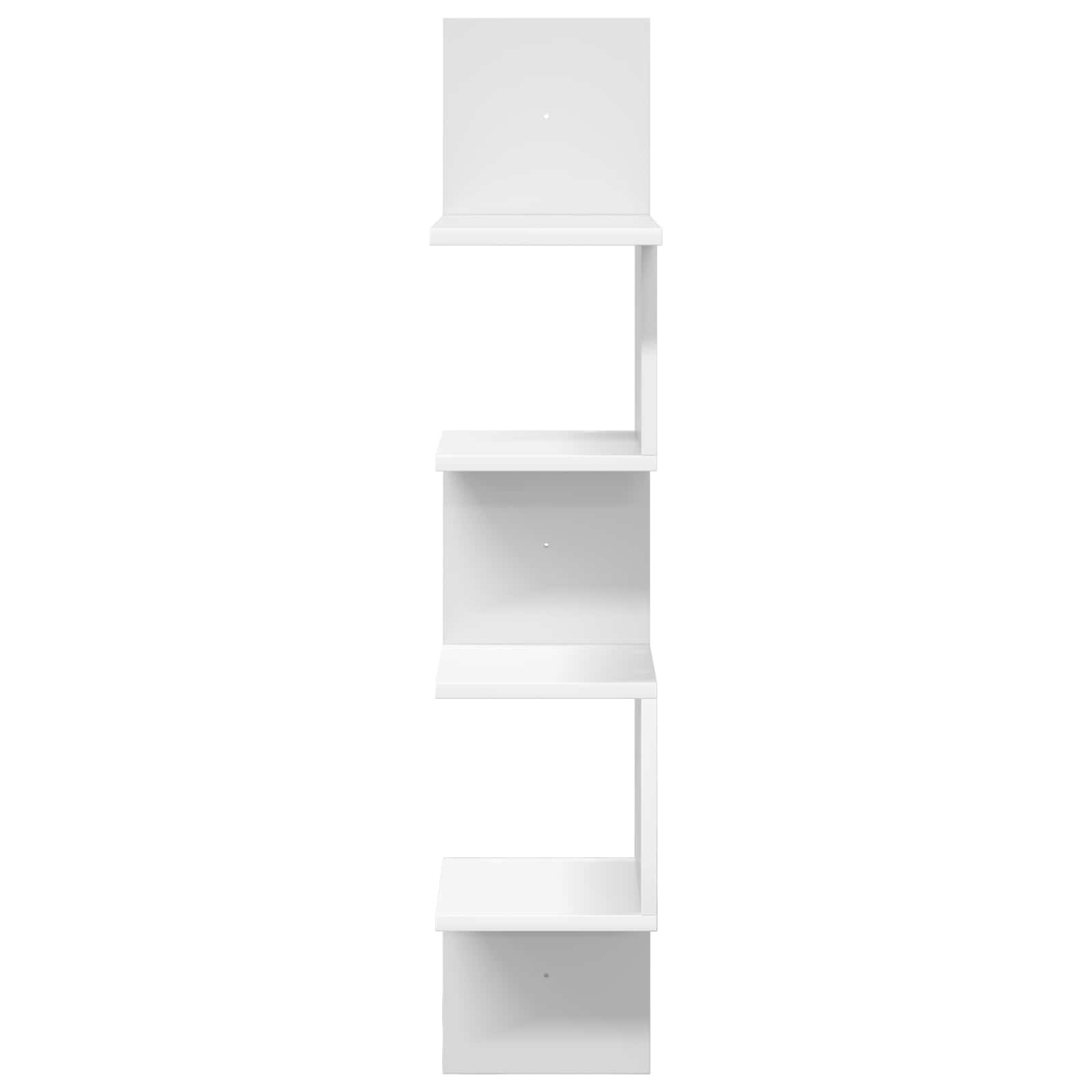 Wandplank Muurmontage Wit 32 x 21 x 107 cm Bewerkt hout is nu te koop bij PeponiXL, paradijselijk wonen!