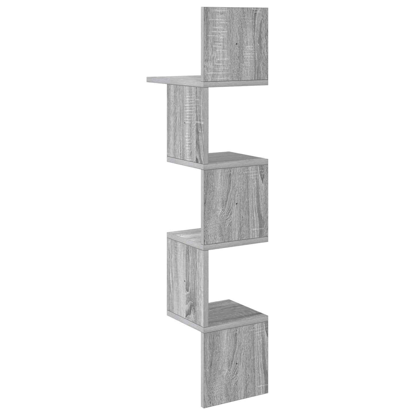 Wandplank Muurmontage Grijs Sonoma 32 x 21 x 107 cm