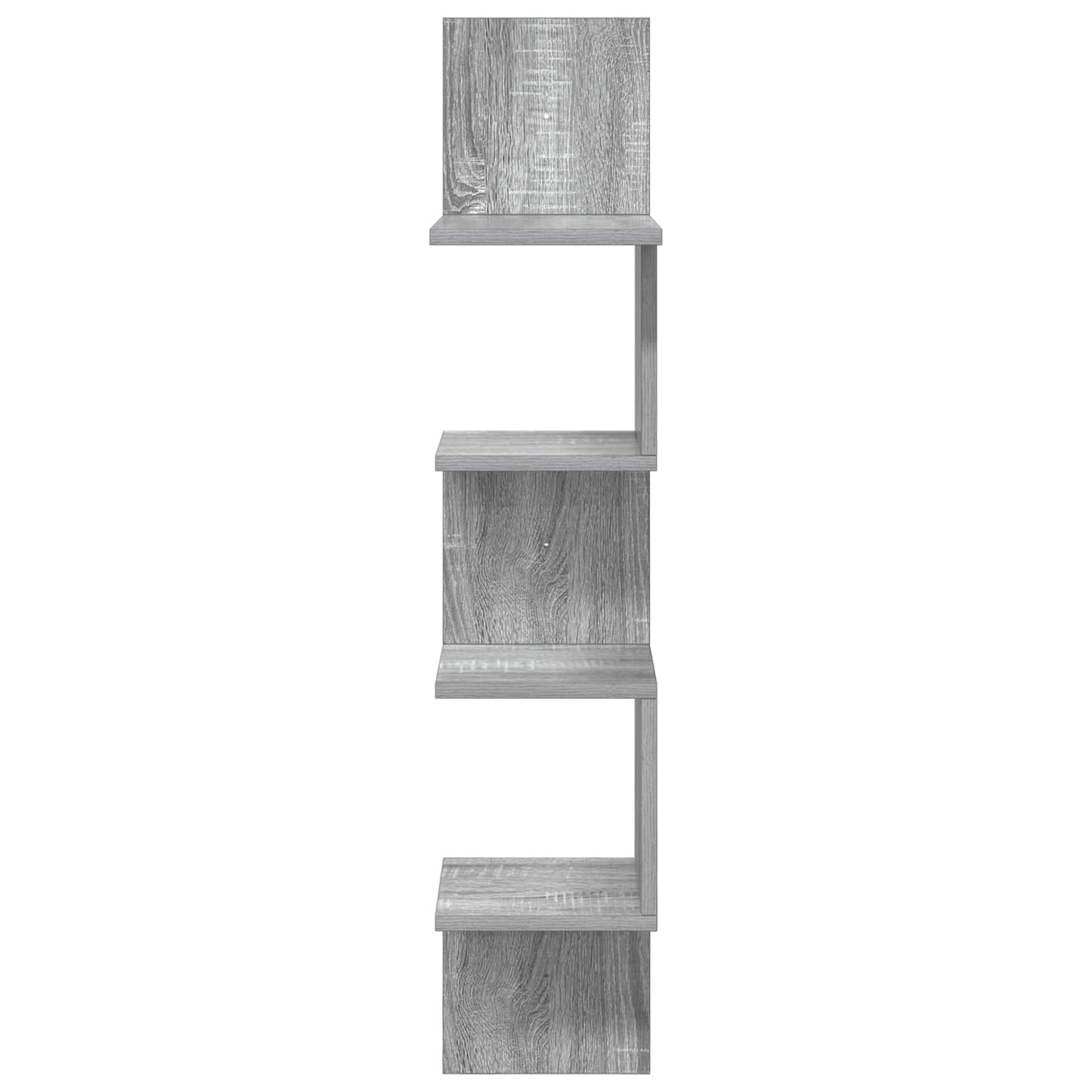Wandplank Muurmontage Grijs Sonoma 32 x 21 x 107 cm