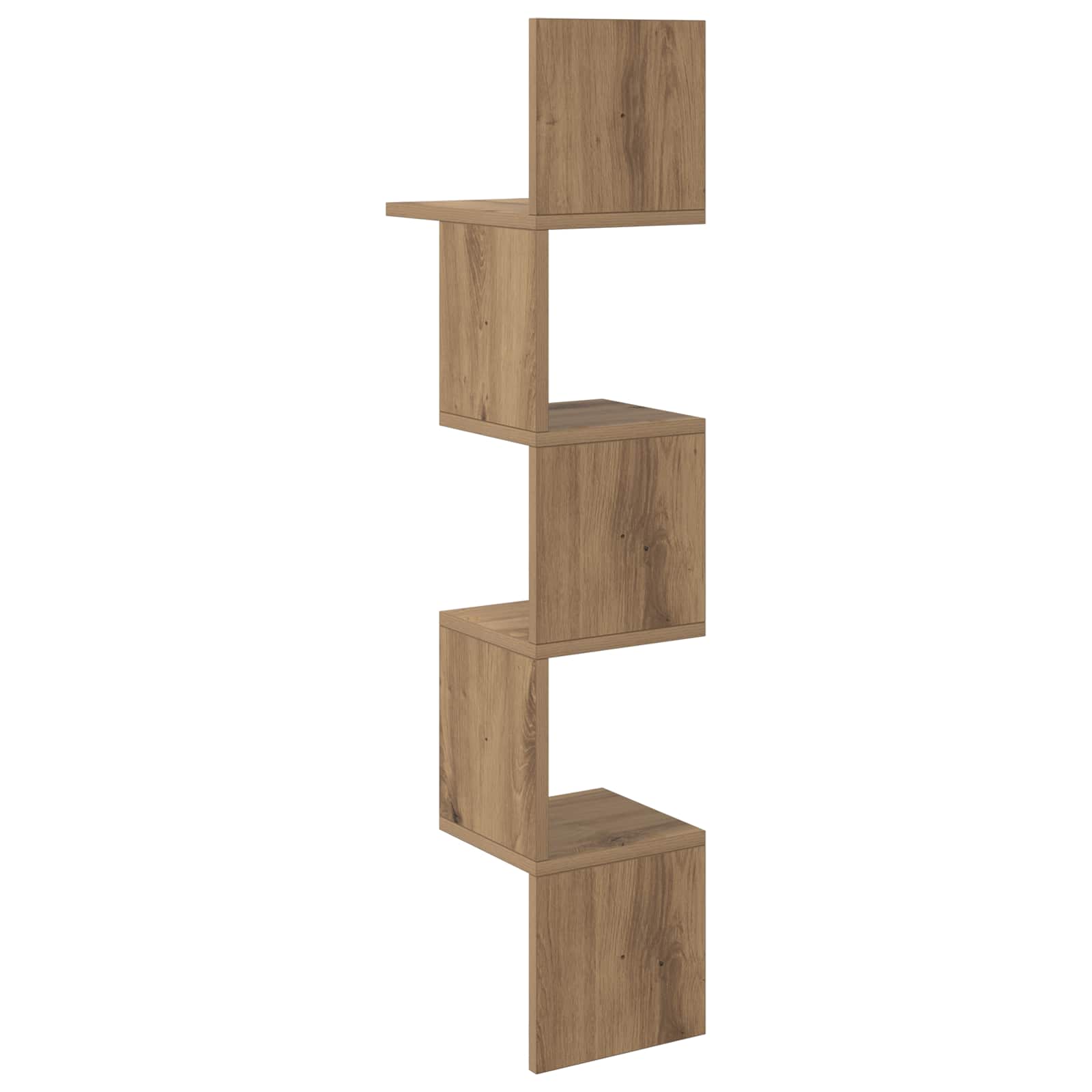 Wandplank Muurmontage Artisanaal eiken 32 x 21 x 107 cm is nu te koop bij PeponiXL, paradijselijk wonen!