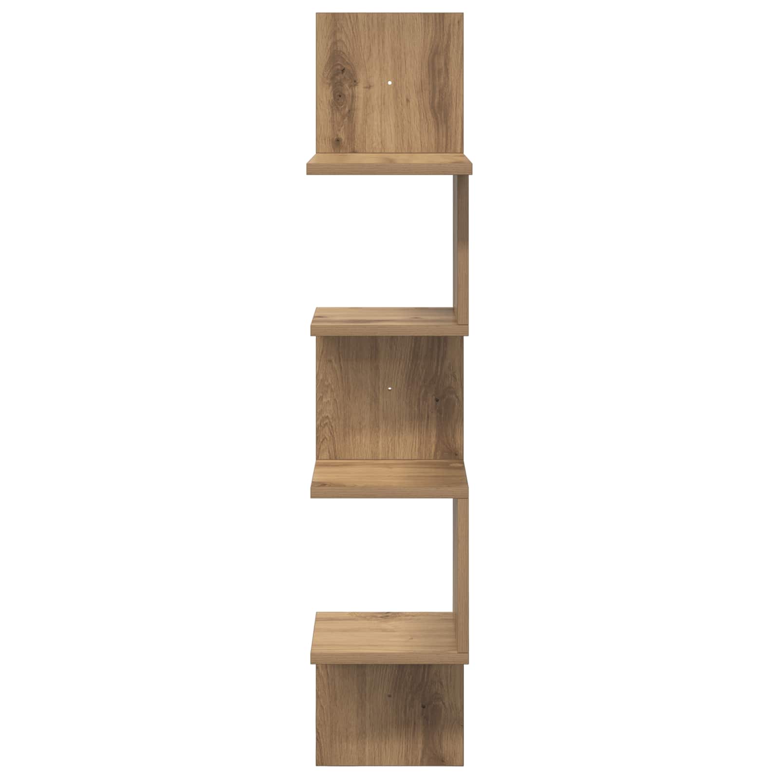 Wandplank Muurmontage Artisanaal eiken 32 x 21 x 107 cm is nu te koop bij PeponiXL, paradijselijk wonen!