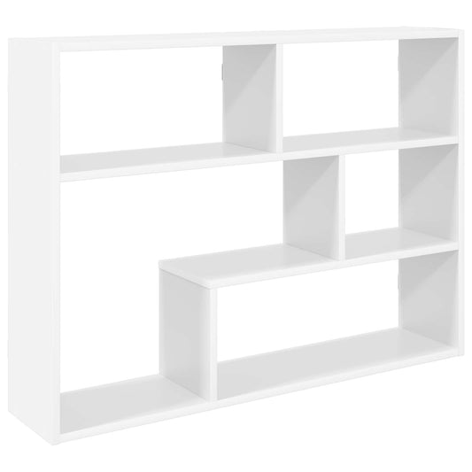 Wandplank Muurmontage Wit 95 x 20 x 69,5 cm Bewerkt hout is nu te koop bij PeponiXL, paradijselijk wonen!