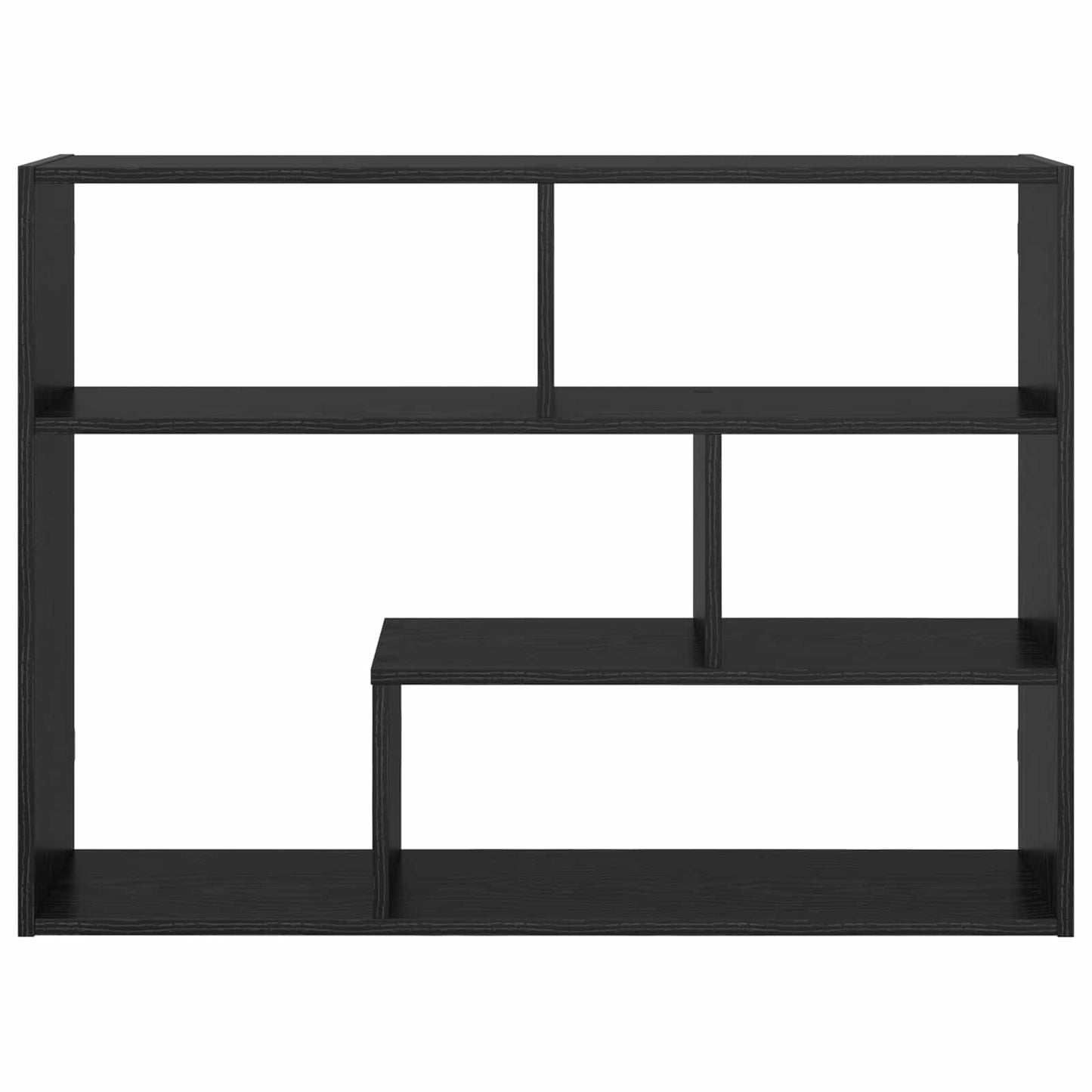 Wandplank Muurmontage Zwart eiken 95 x 20 x 69,5 cm