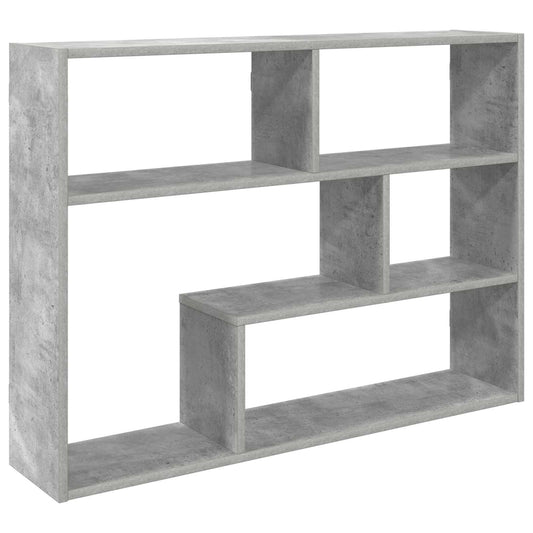 Wandplank Muurmontage Betongrijs 95 x 20 x 69,5 cm Bewerkt hout is nu te koop bij PeponiXL, paradijselijk wonen!